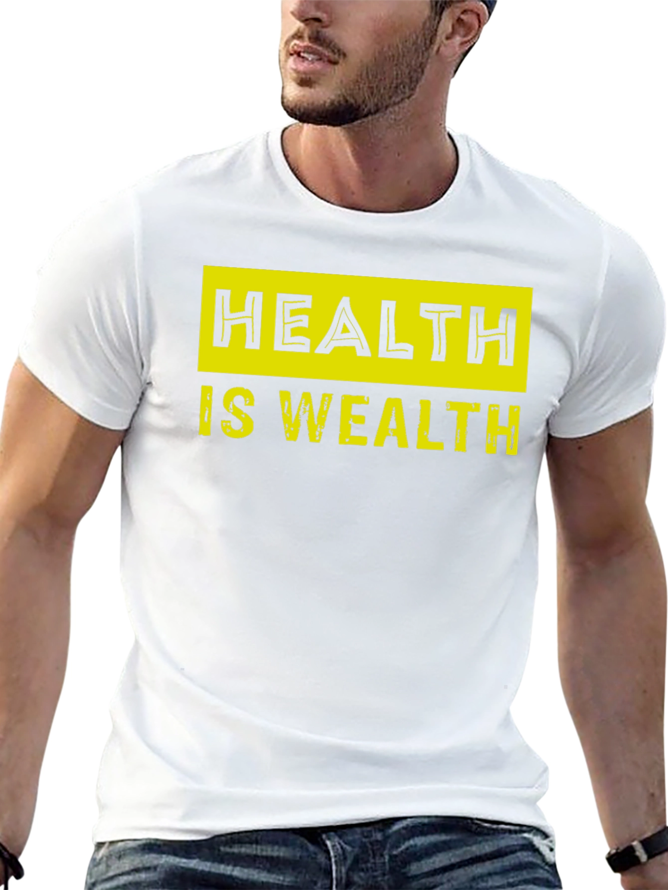 Health Is Wealth Graphic Tee