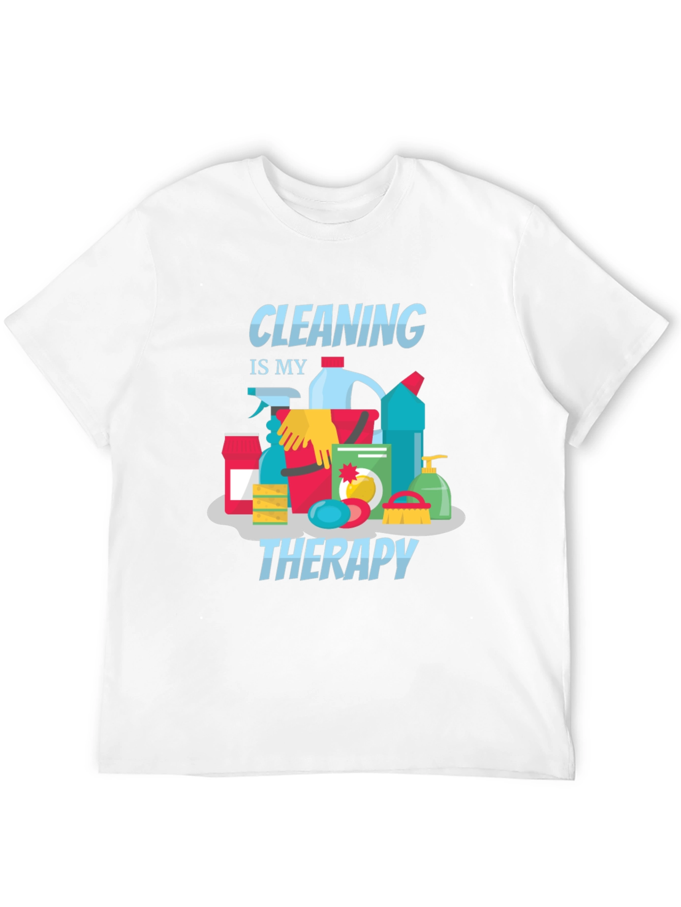 Cleaning is My Therapy Graphic Tee