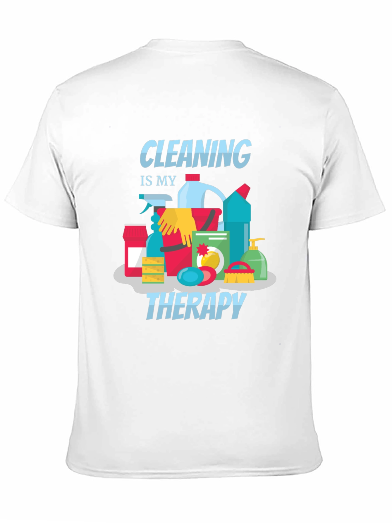 Cleaning is My Therapy Graphic Tee