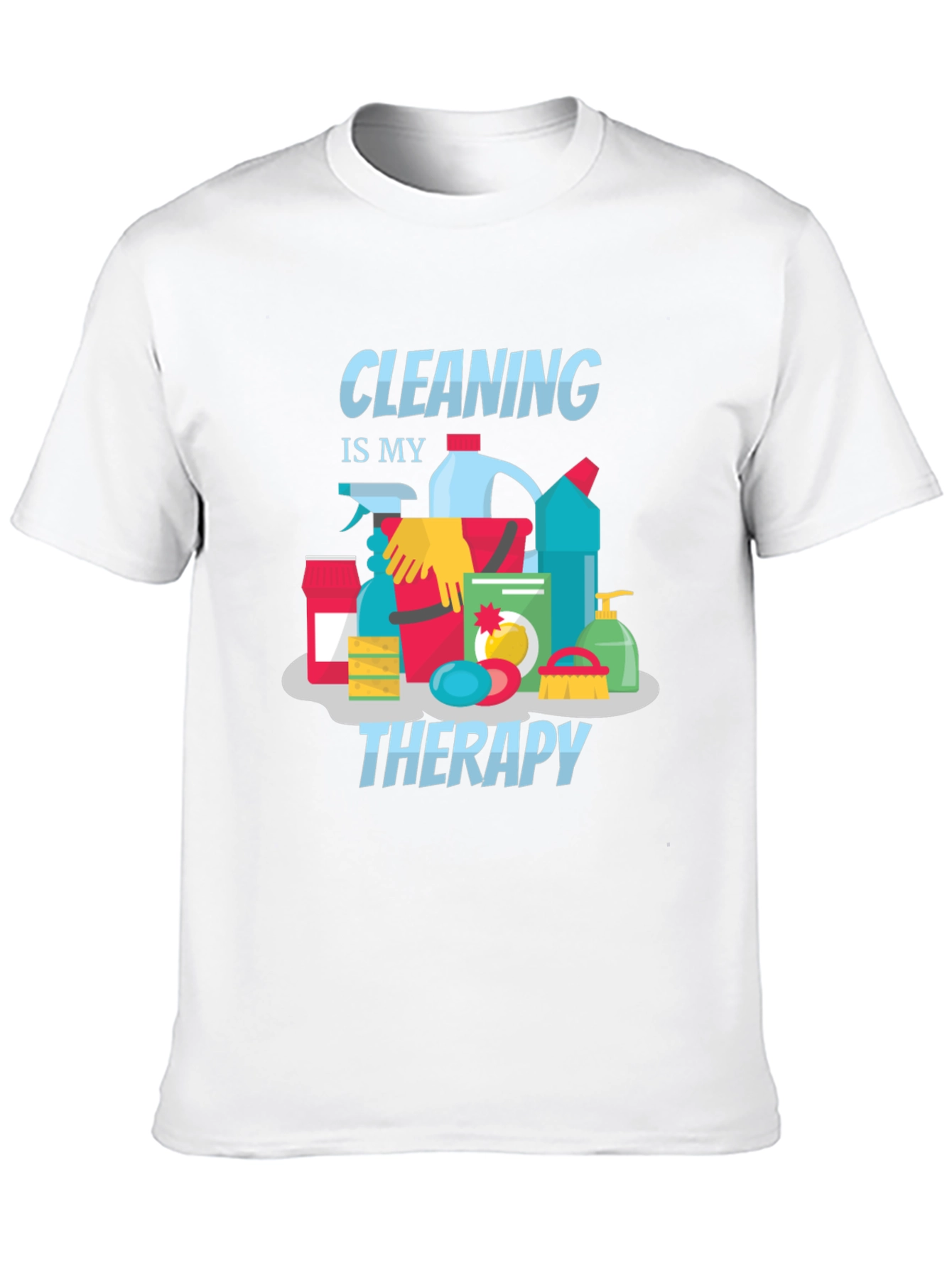 Cleaning is My Therapy Graphic Tee