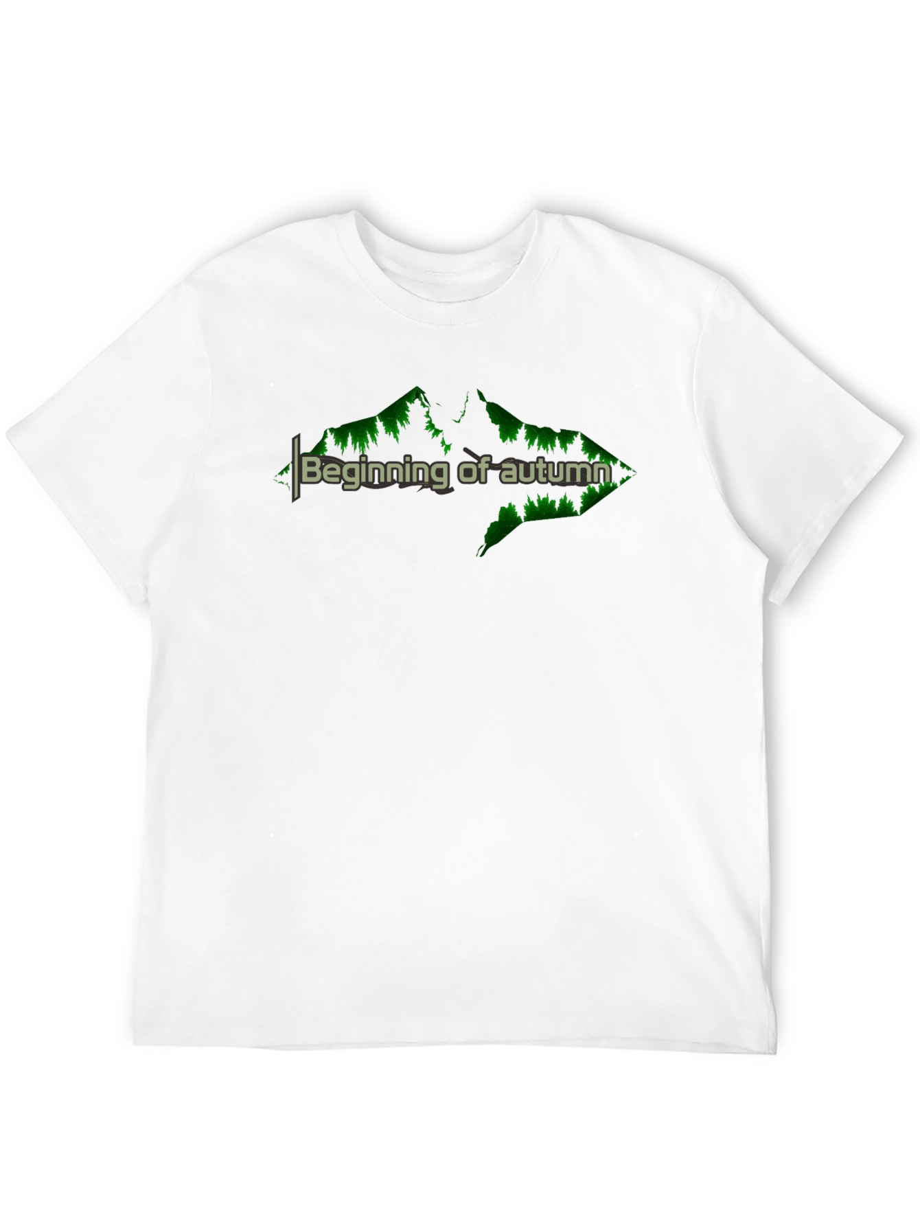Beginning of Autumn Black T-Shirt