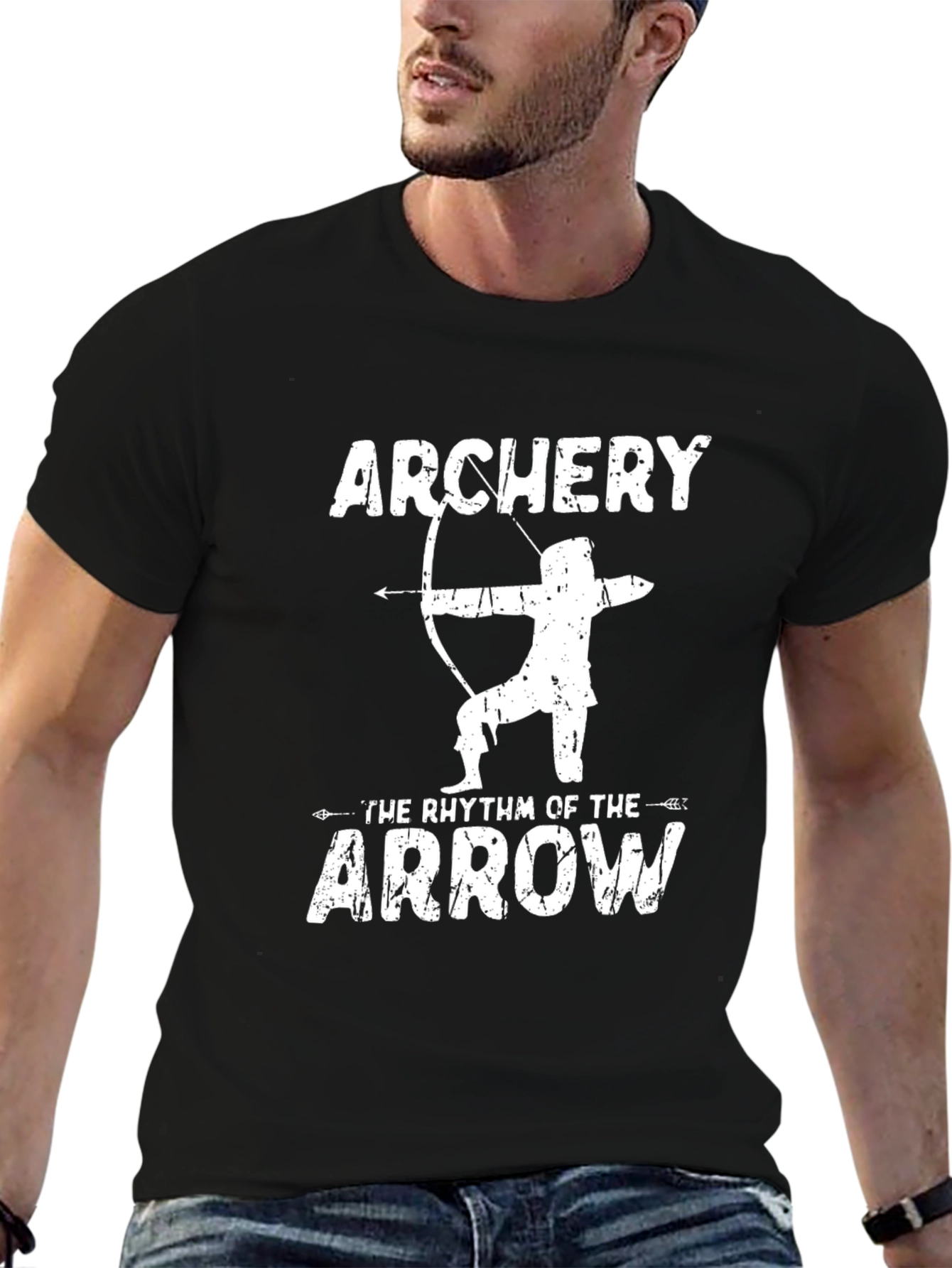 Archery T-Shirt: Rhythm of the Arrow Graphic Tee