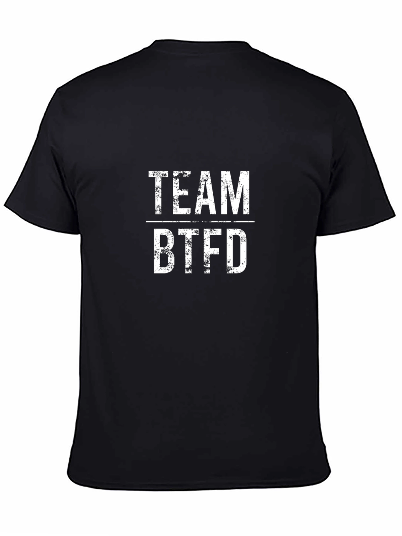 Team BTFD Black Graphic Tee - Trendy Casual Wear