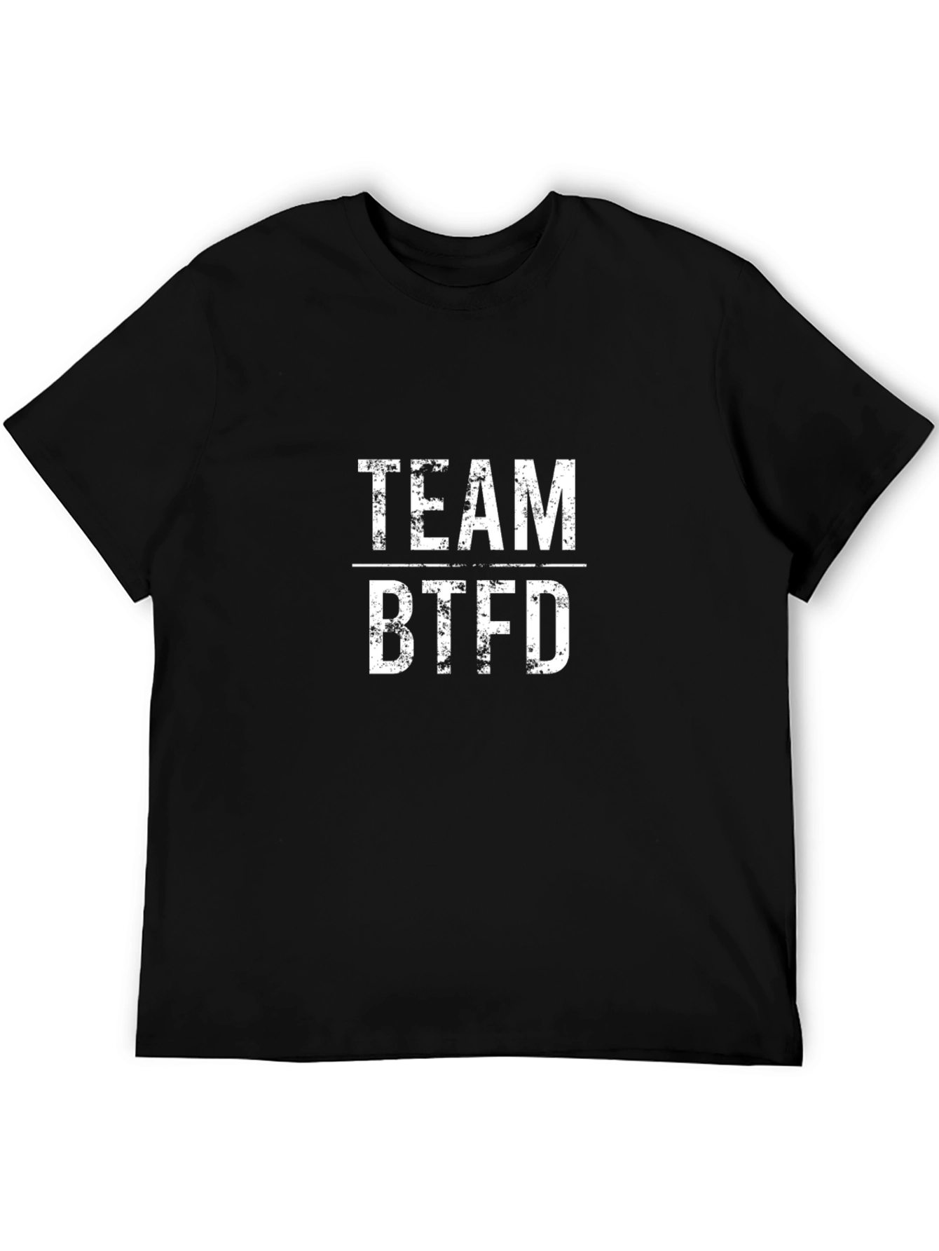 Team BTFD Black Graphic Tee - Trendy Casual Wear
