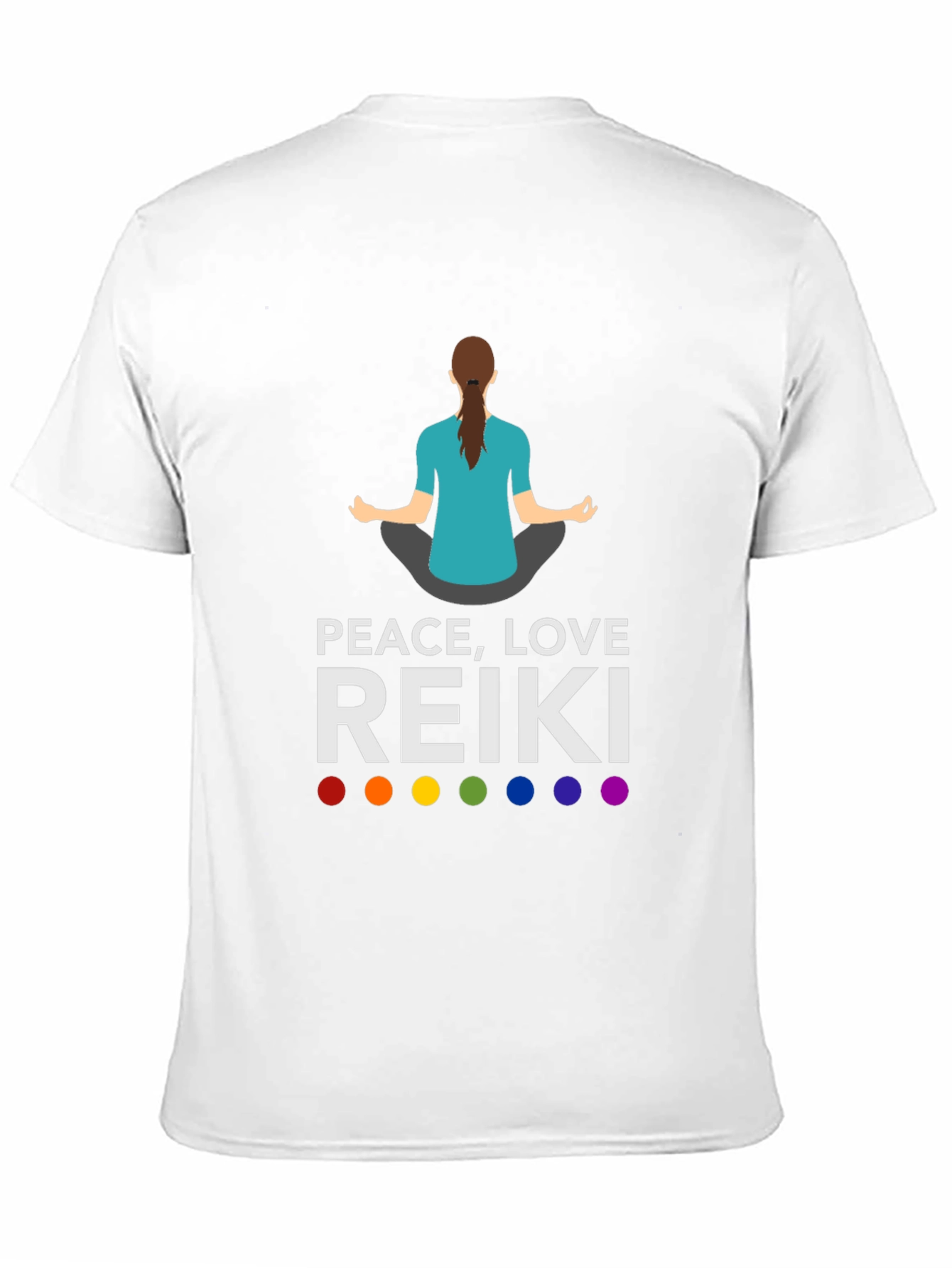 Peace Love Reiki T-Shirt - Chakra Meditation Tee
