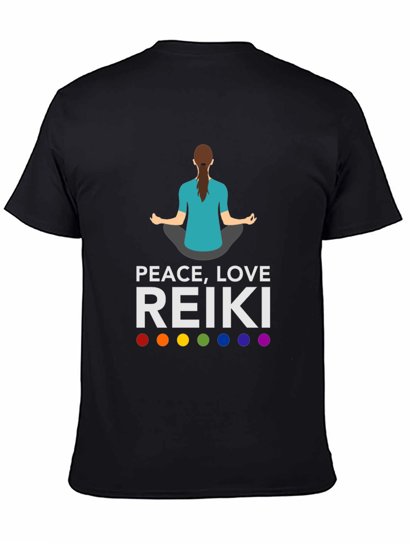 Peace Love Reiki T-Shirt - Chakra Meditation Tee