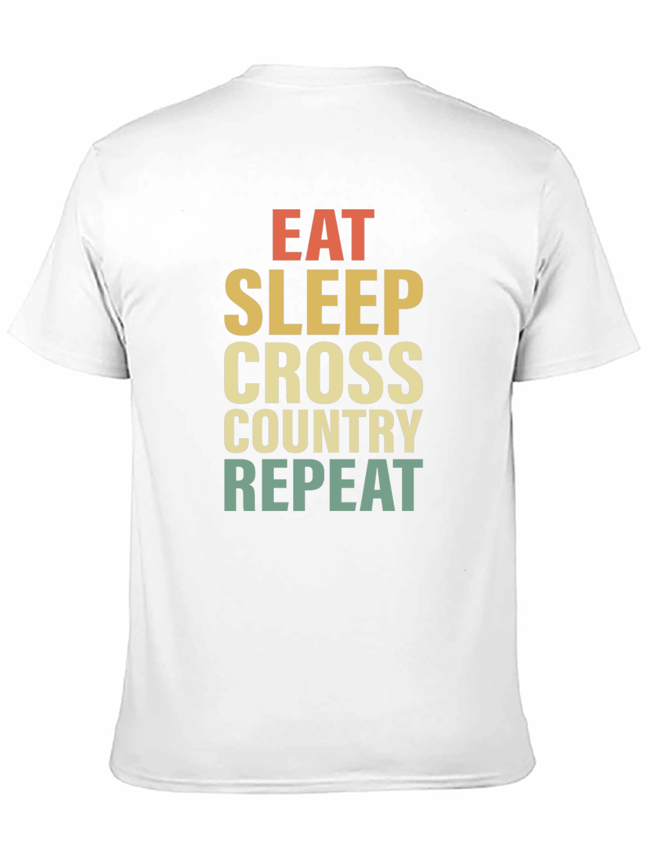 Eat Sleep Cross Country Repeat Black T-Shirt
