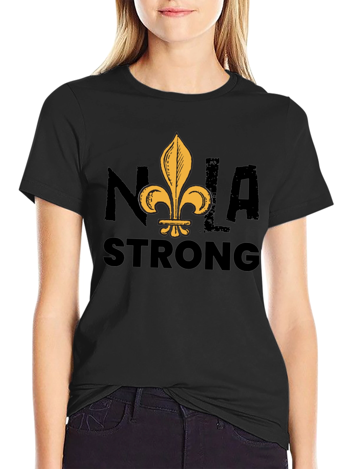 NOLA Strong Graphic Tee - Black