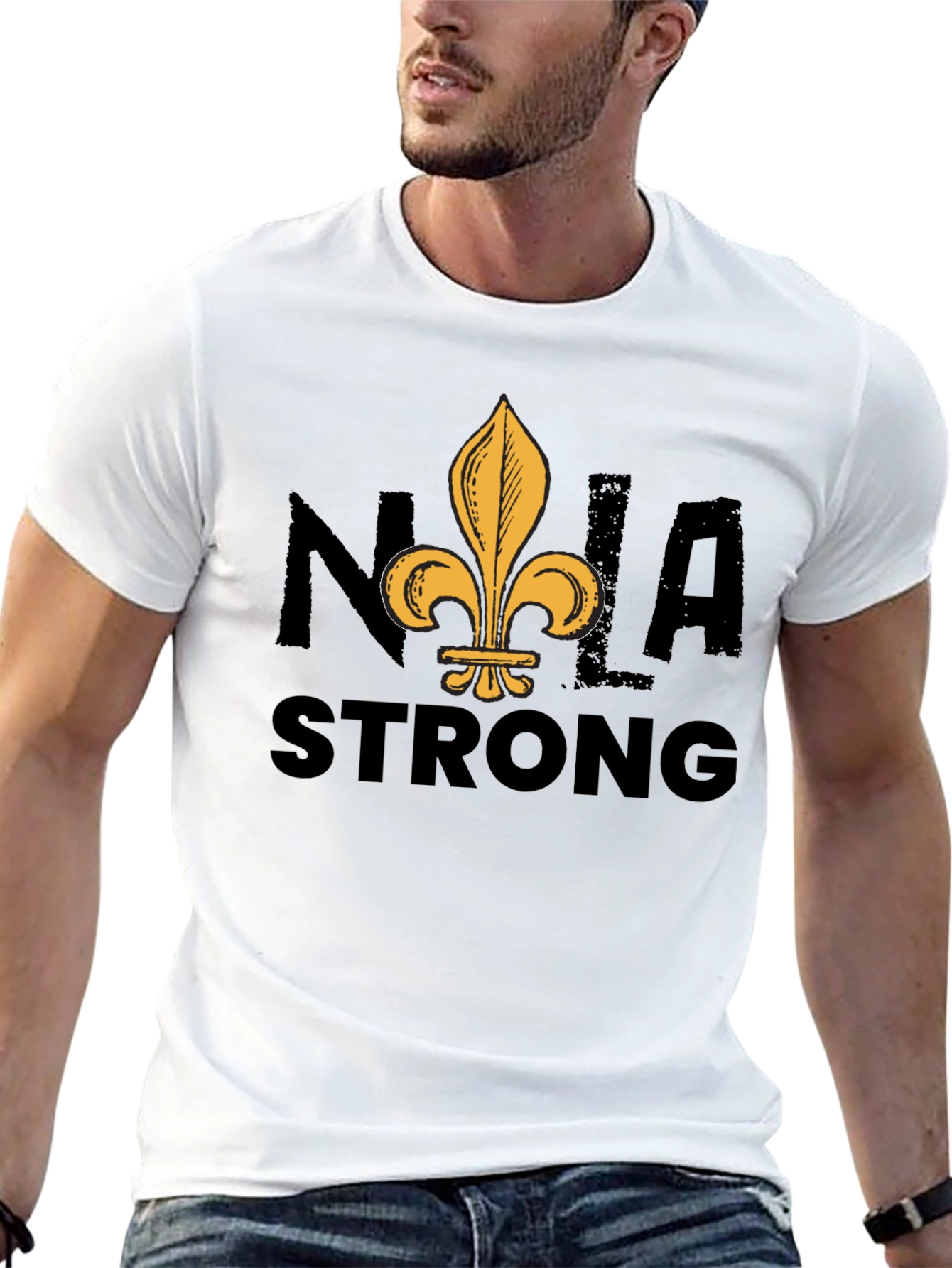 NOLA Strong Graphic Tee - Black