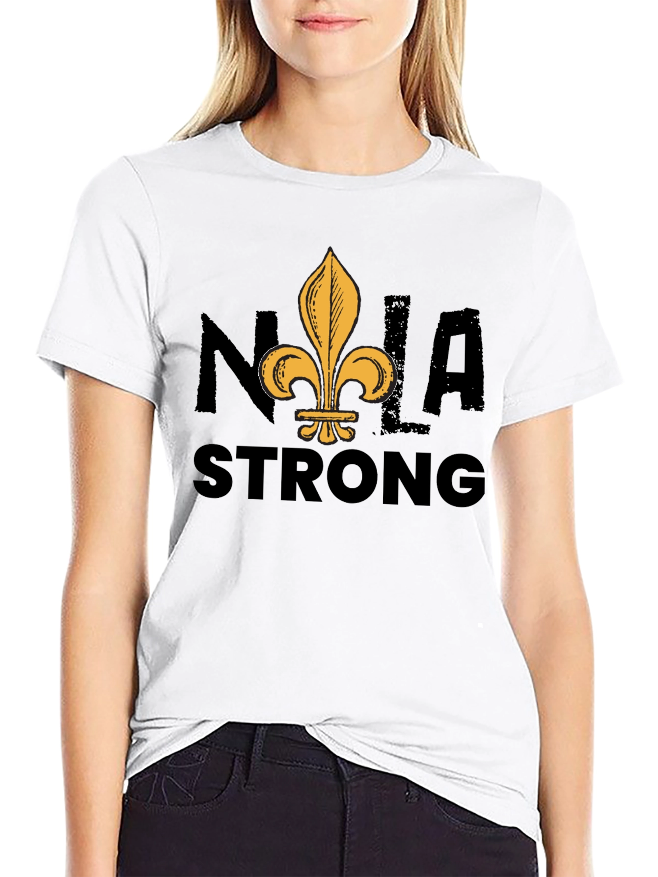 NOLA Strong Graphic Tee - Black