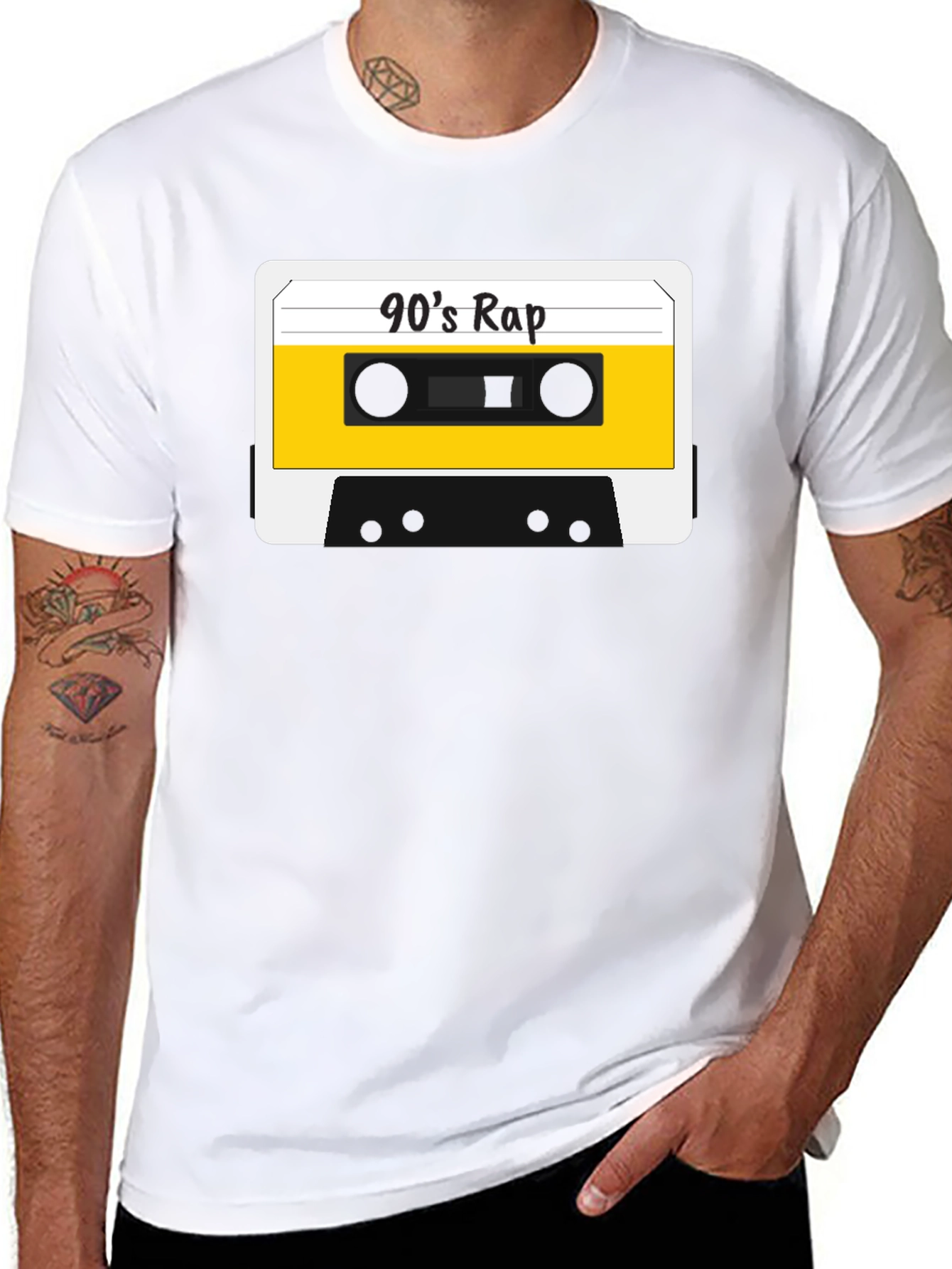90s Rap Cassette Tape Graphic T-Shirt