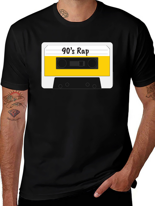 90s Rap Cassette Tape Graphic T-Shirt