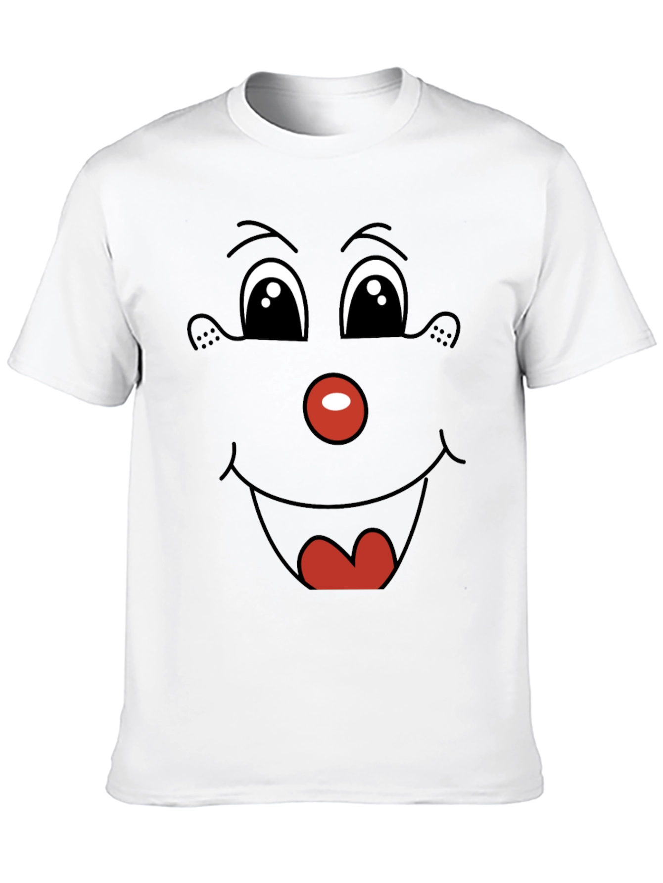 Funny Face Graphic Tee - Black