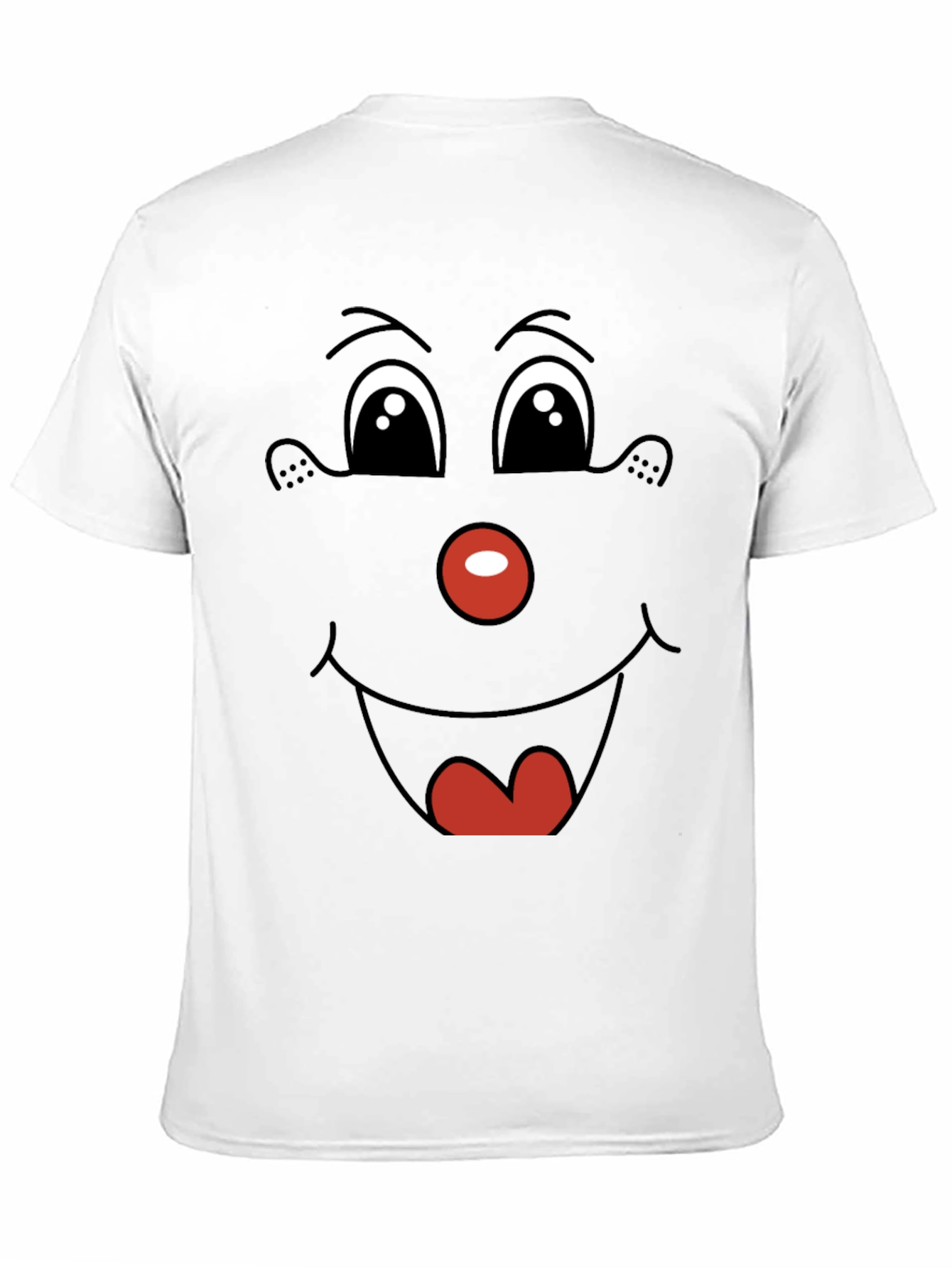 Funny Face Graphic Tee - Black