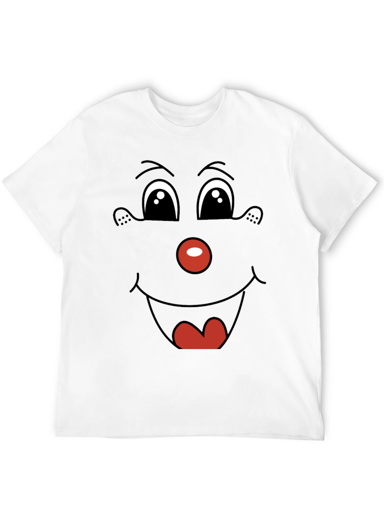 Funny Face Graphic Tee - Black