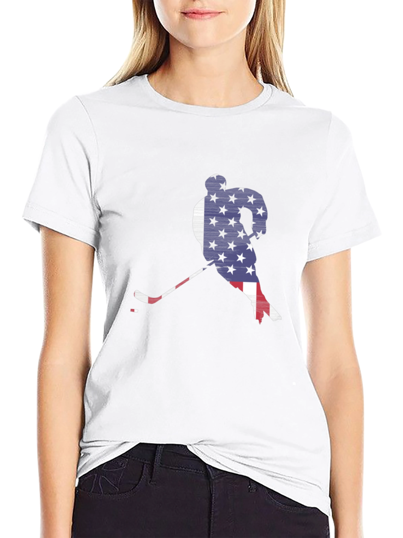 USA Hockey T-Shirt - Patriotic Design