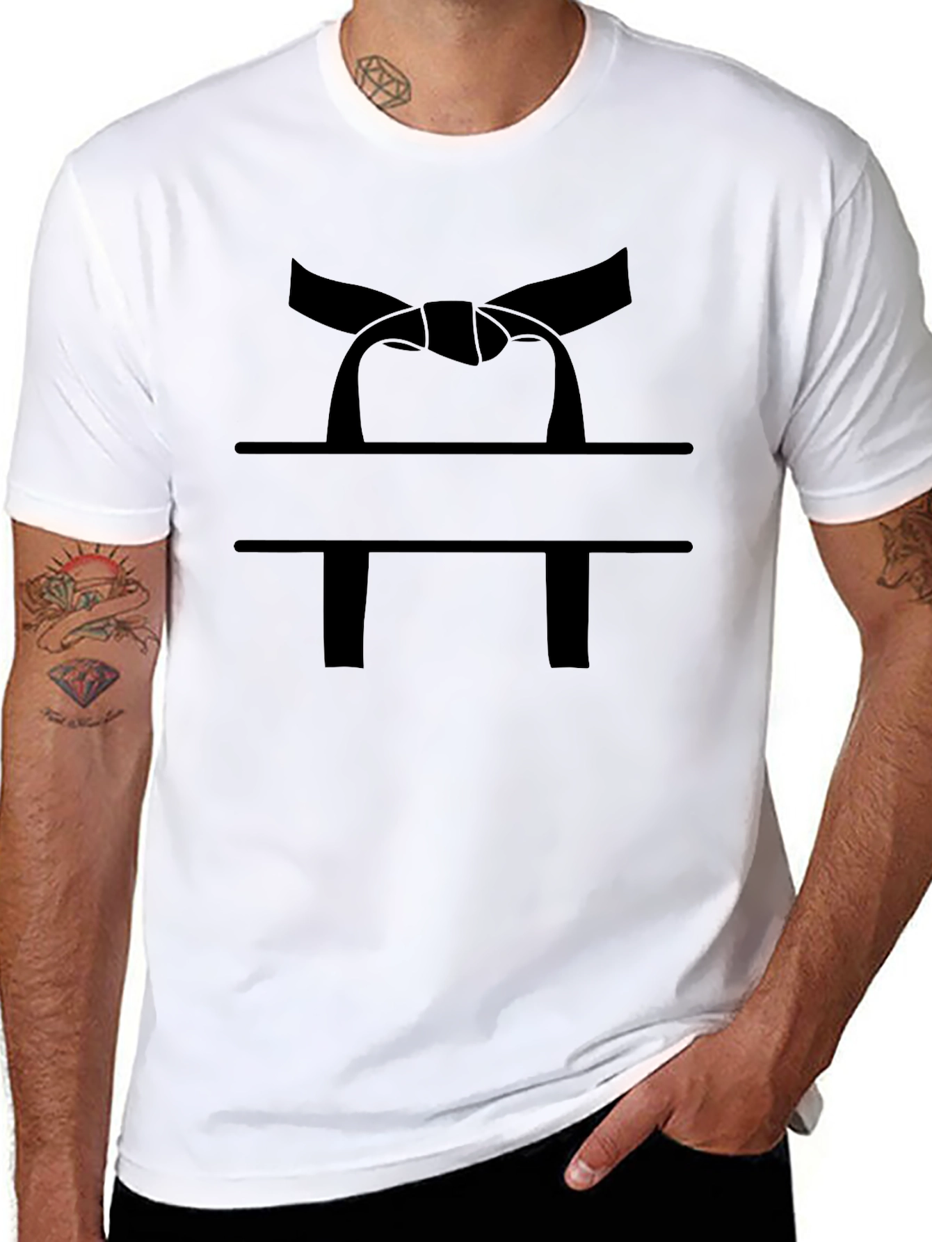 Karate Black Belt Personalized T-Shirt
