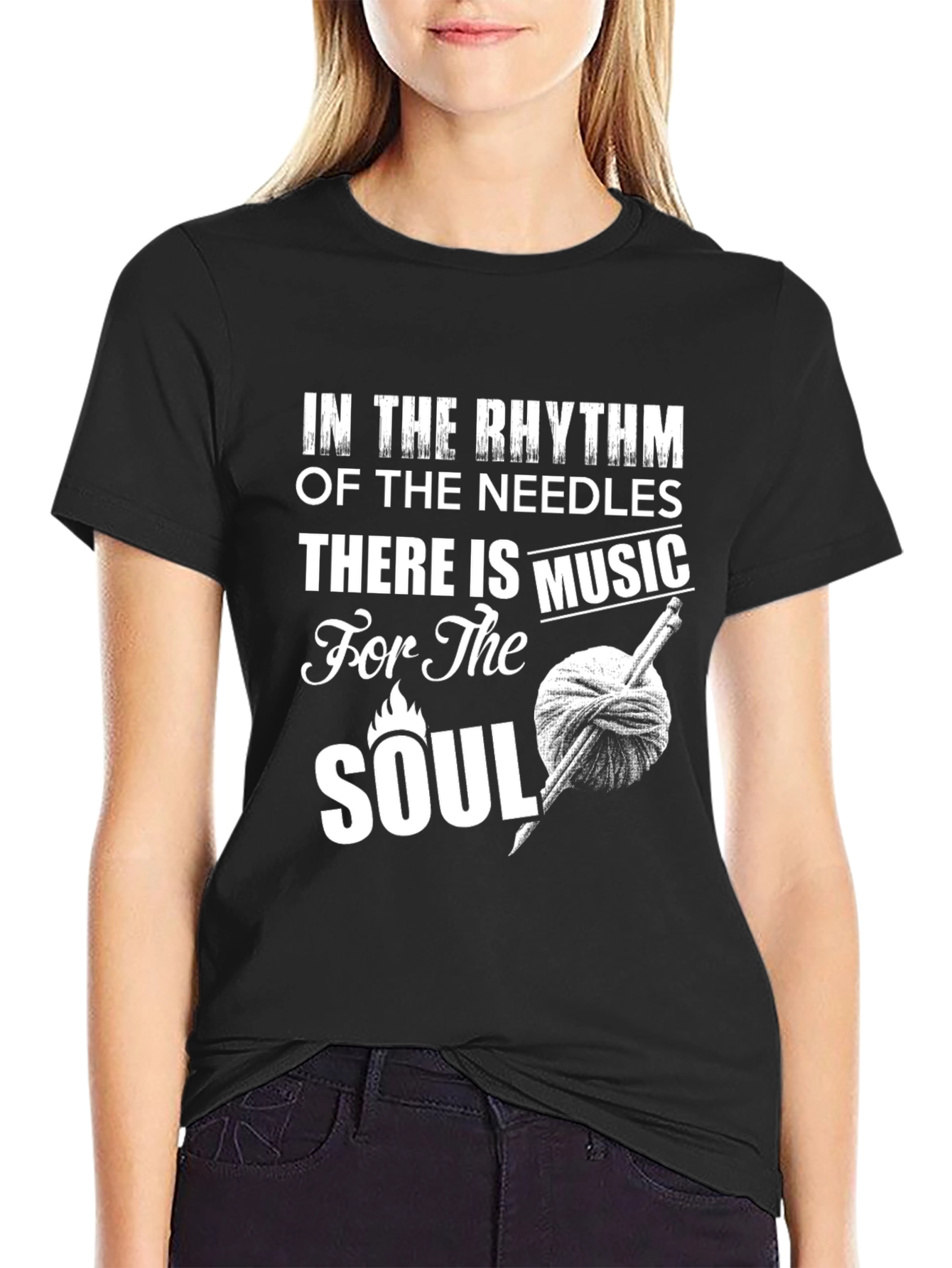 Knitting Soul Music T-Shirt
