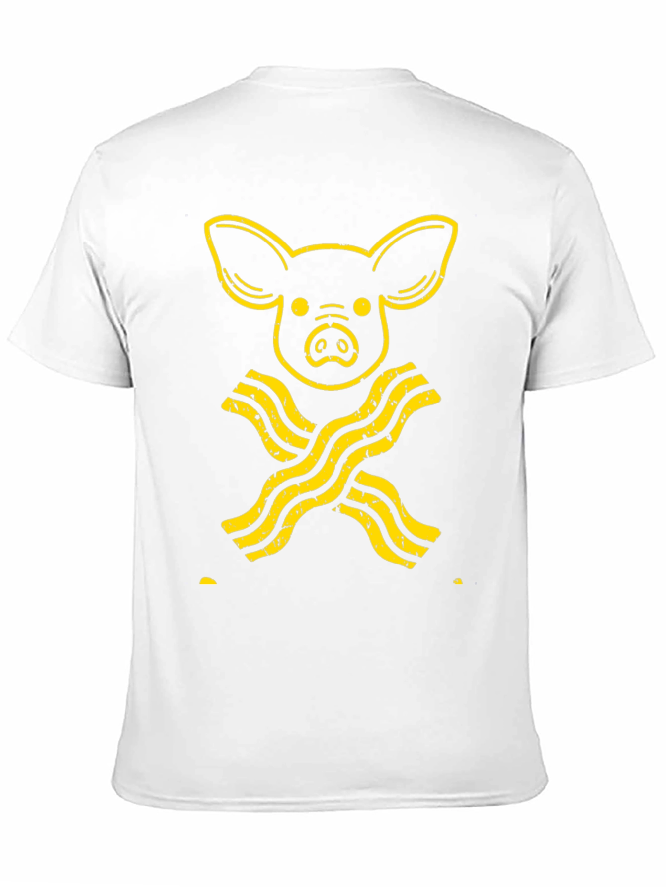 Pig and Bacon Graphic T-Shirt - Novelty Tee