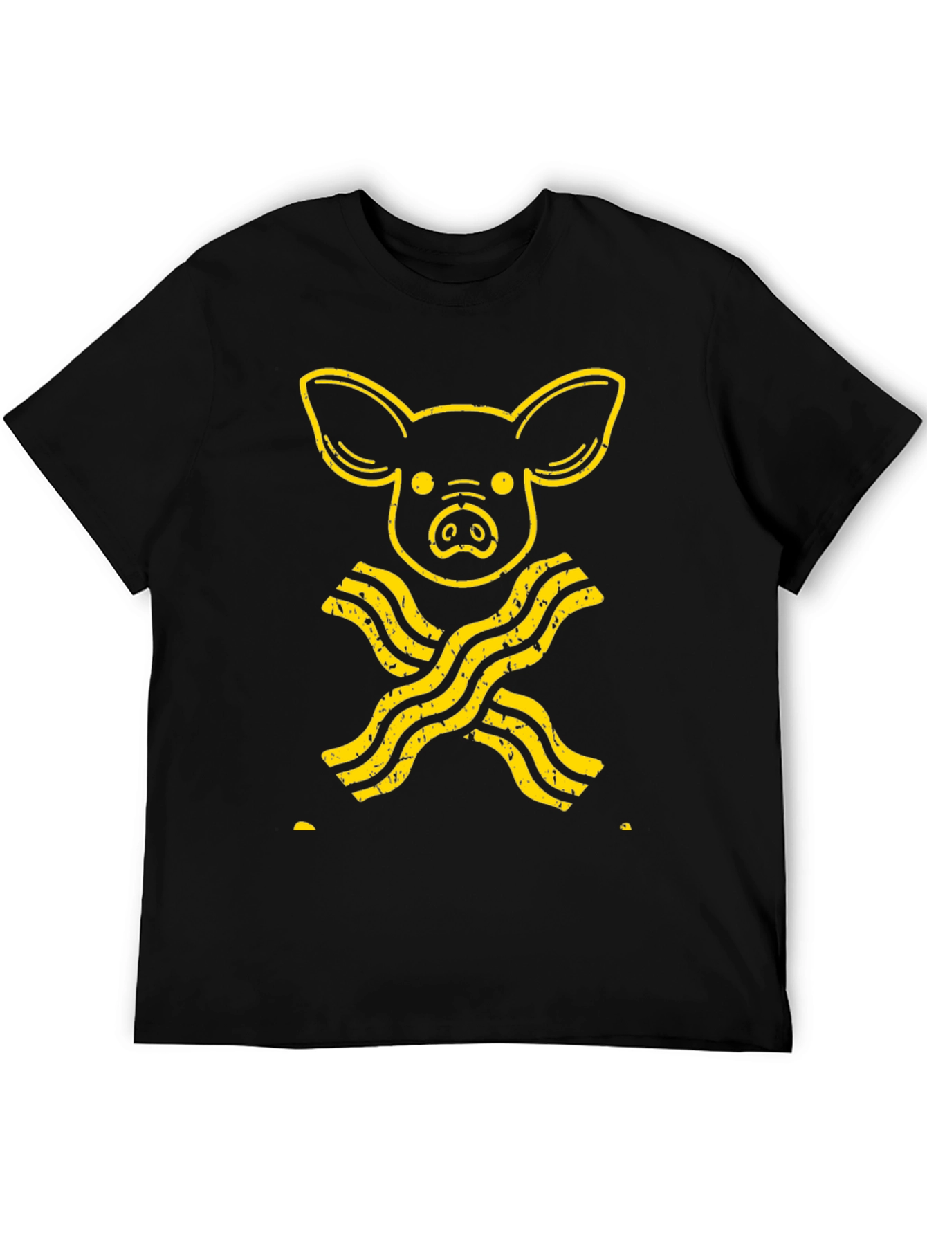 Pig and Bacon Graphic T-Shirt - Novelty Tee