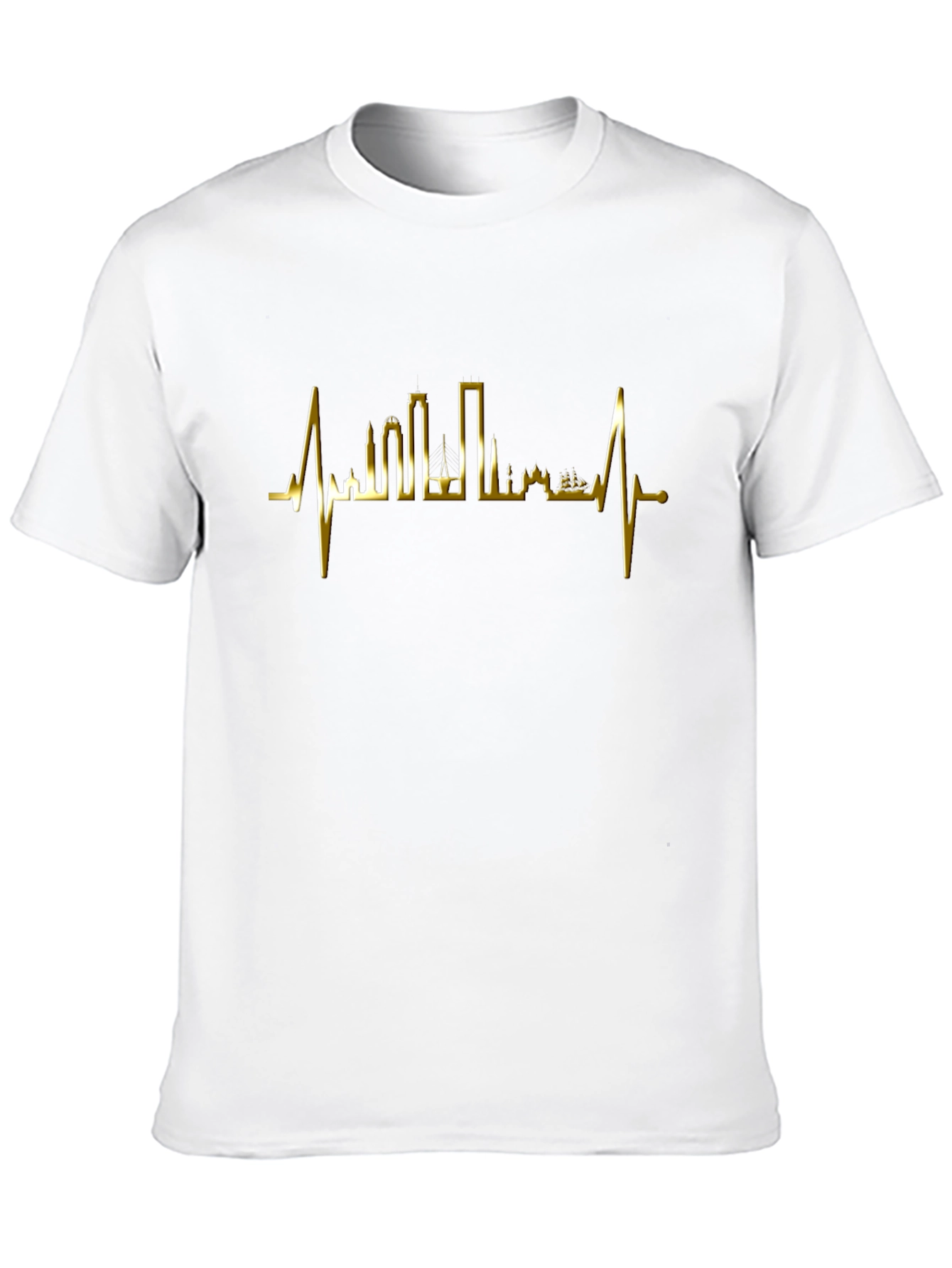Heartbeat Cityscape Graphic Tee