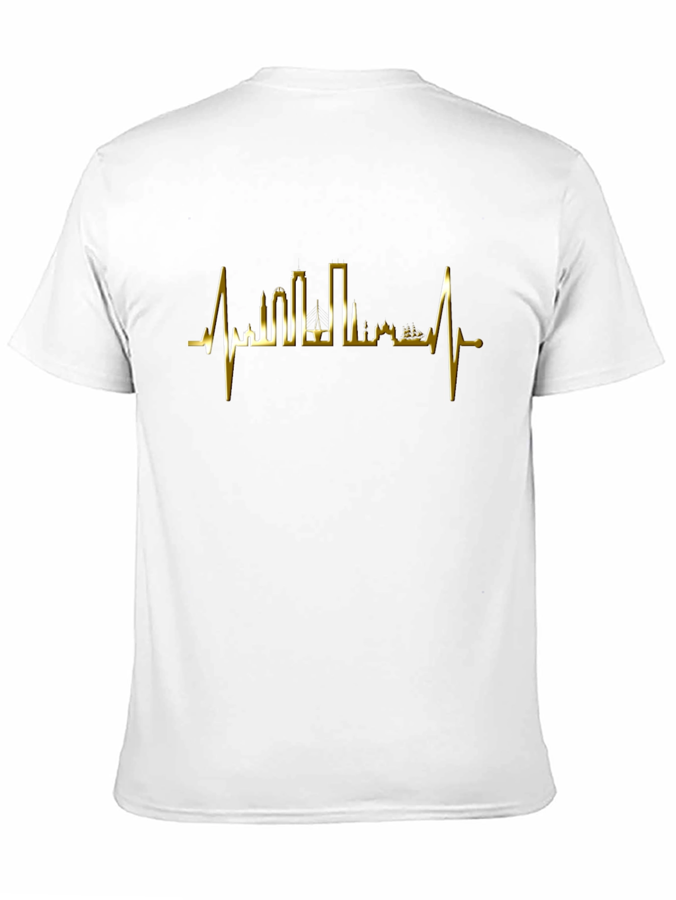 Heartbeat Cityscape Graphic Tee