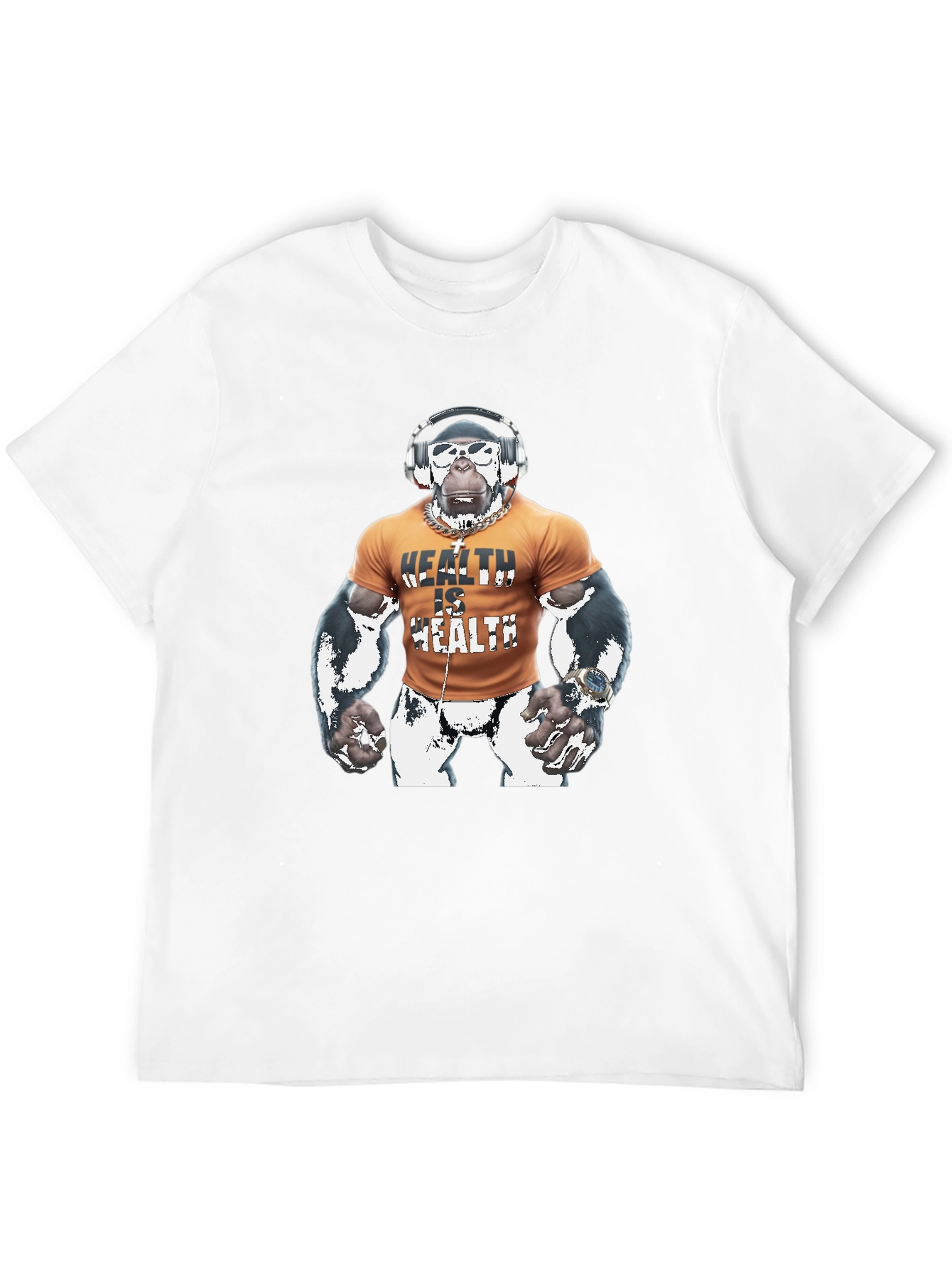 Health is Health Gorilla Graphic T-Shirt