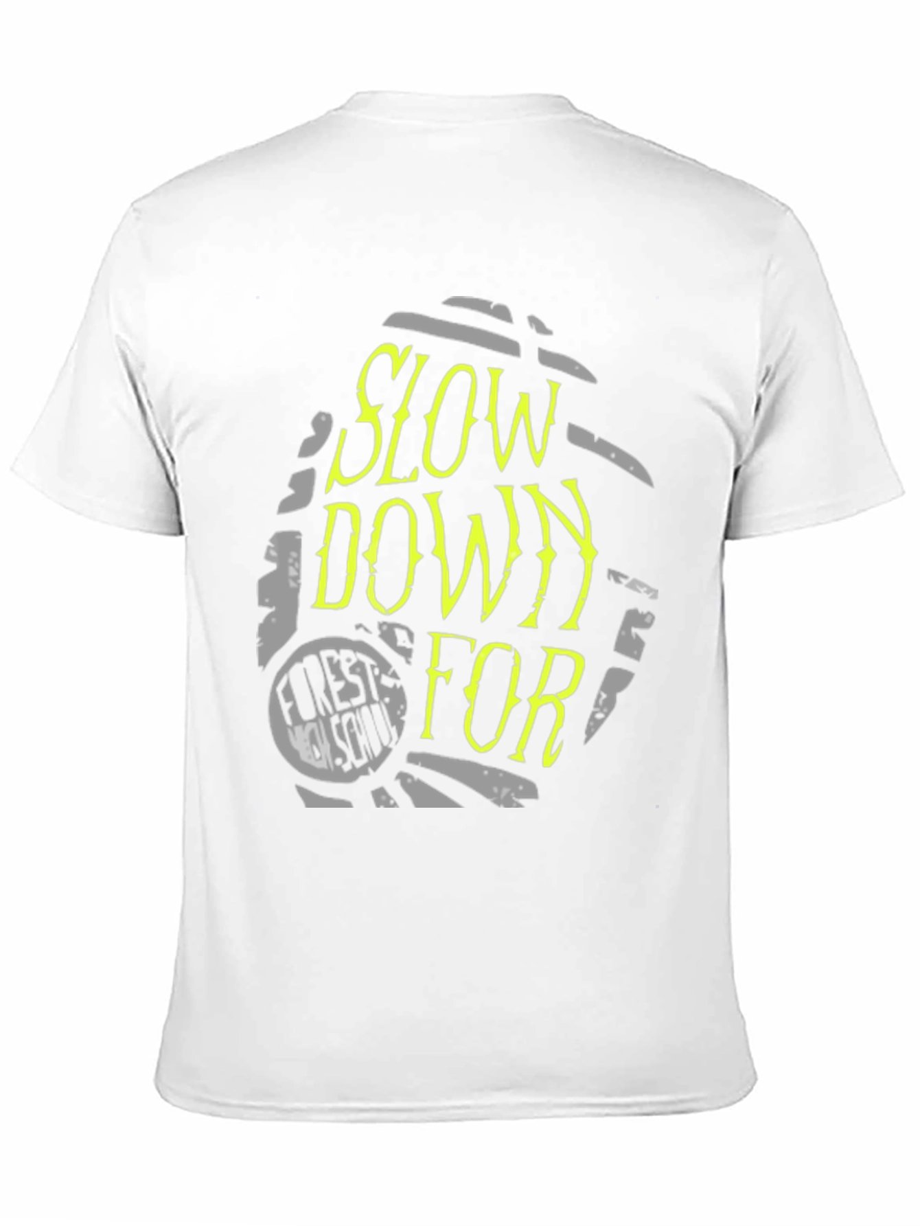 Slow Down For Forest School Black Tee