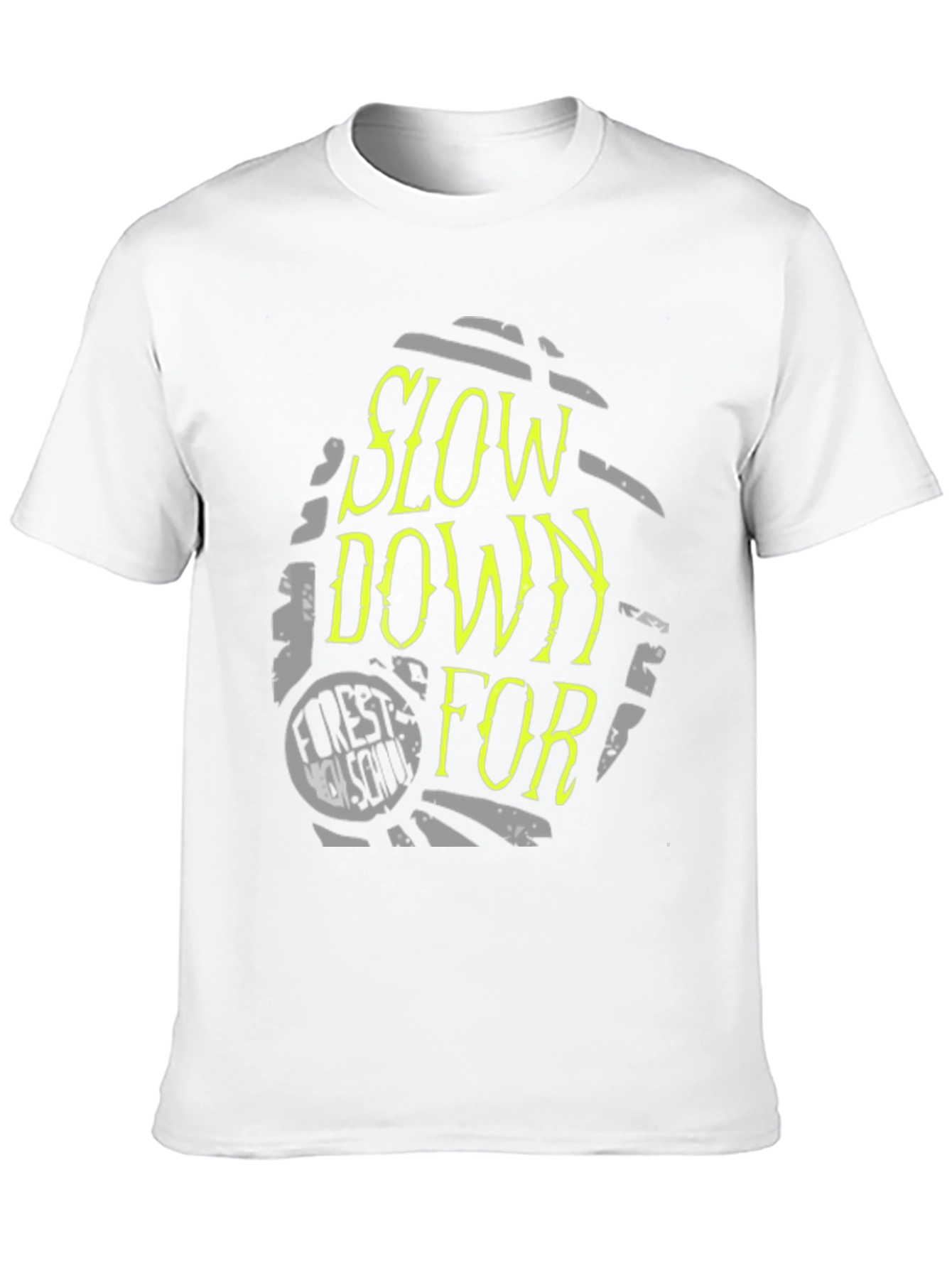 Slow Down For Forest School Black Tee