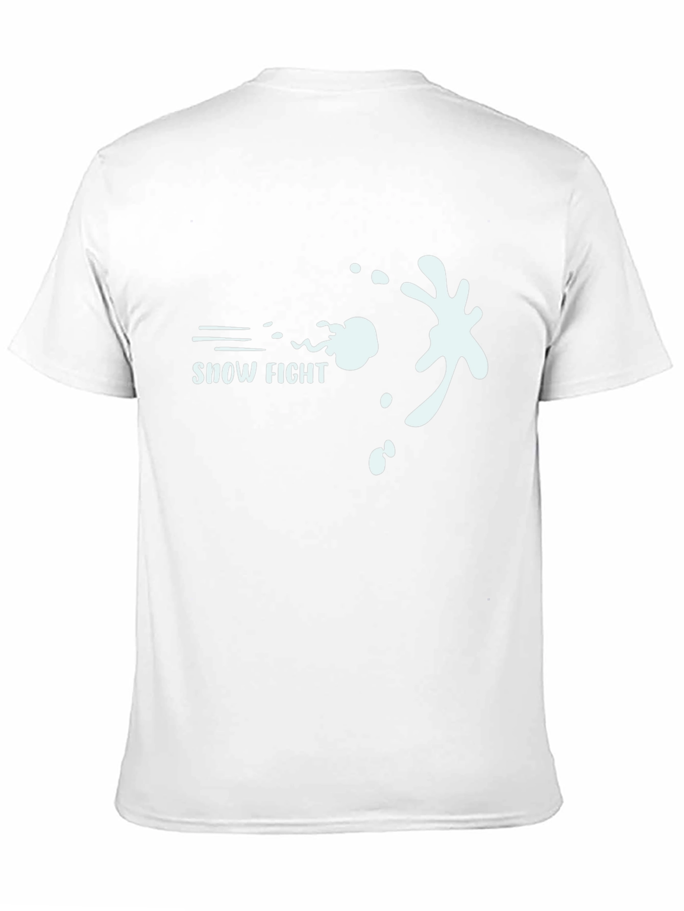 Snow Fight Graphic Tee - Cool Winter Design