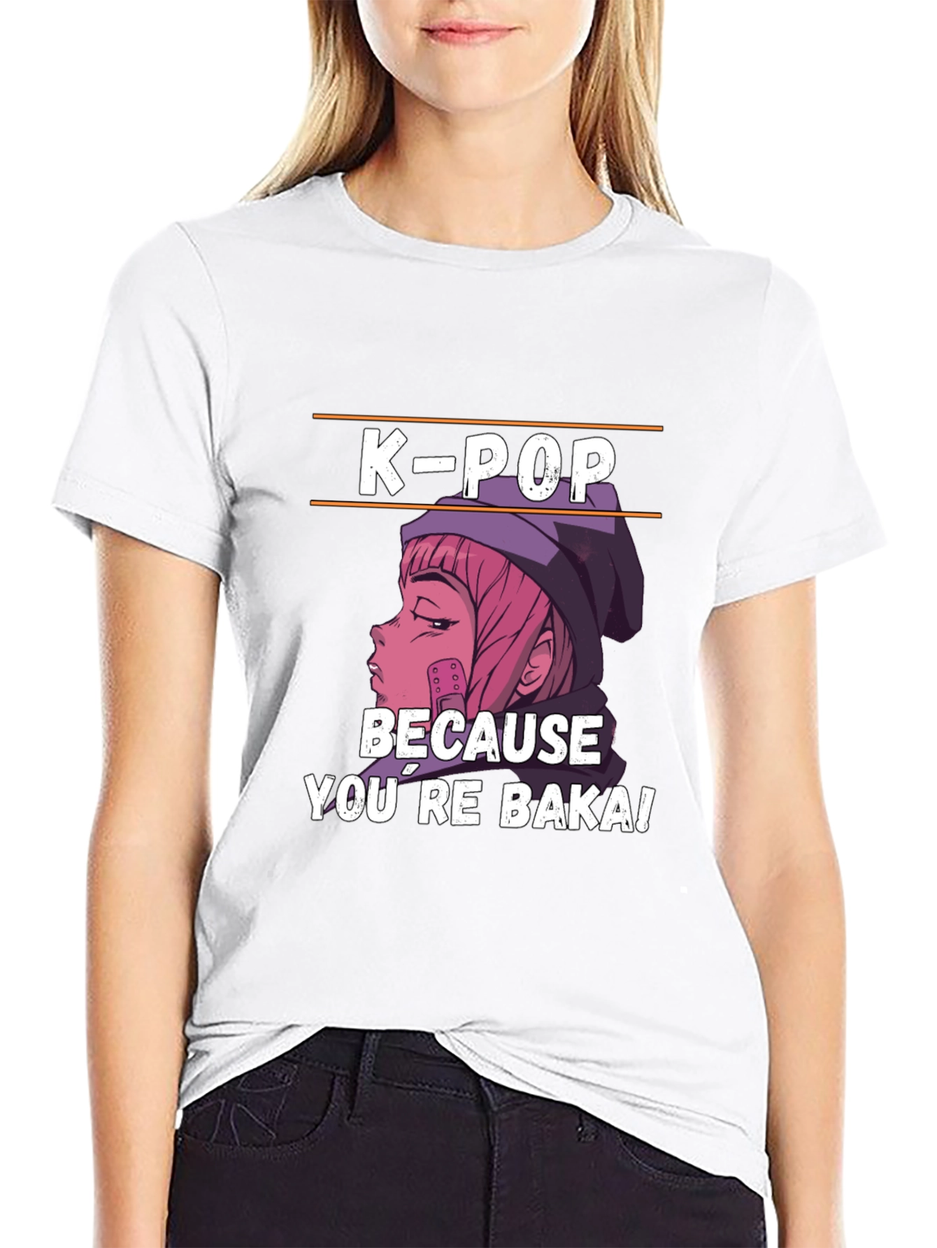 K-Pop Because Youre Baka Anime Shirt