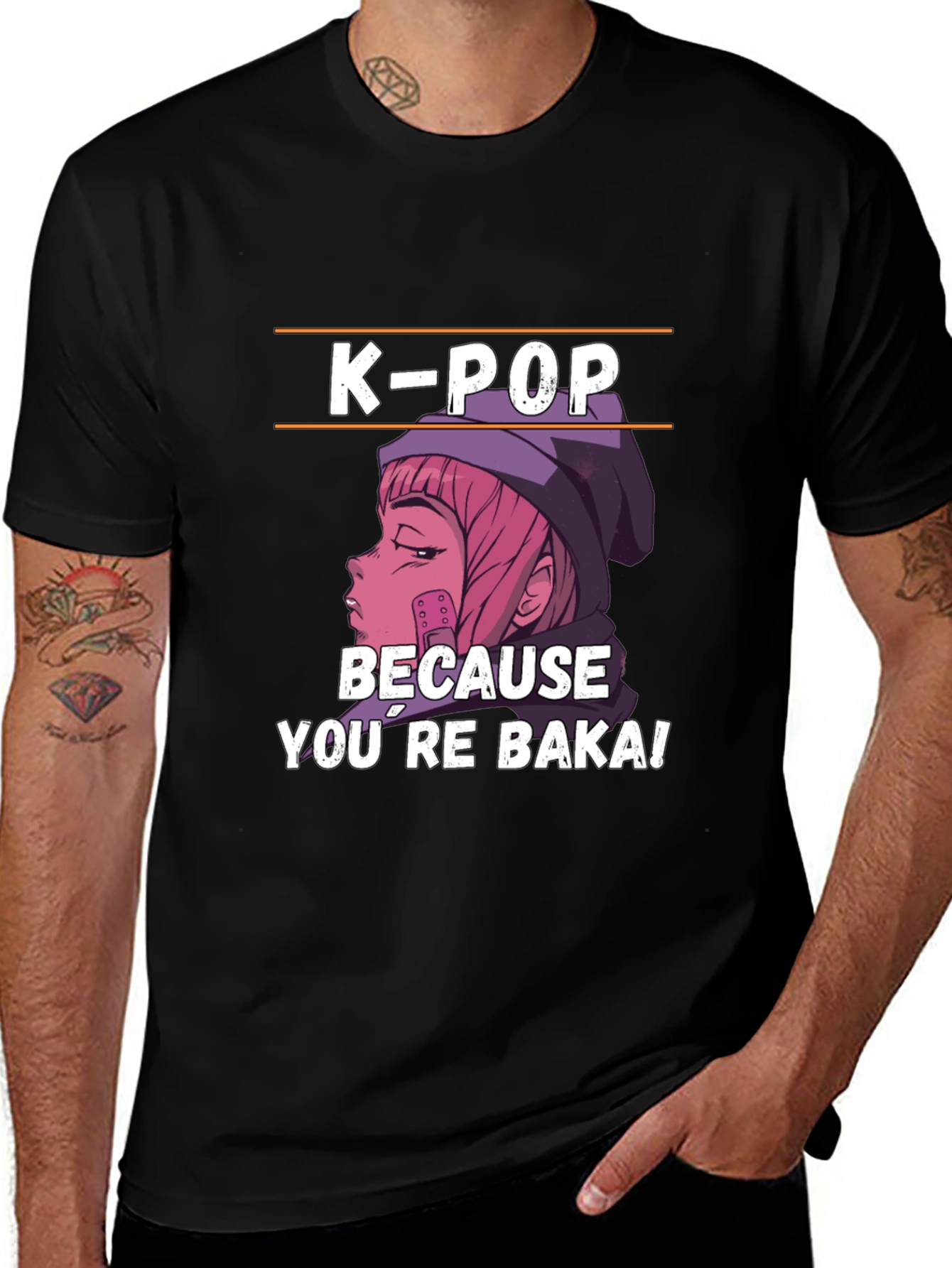 K-Pop Because Youre Baka Anime Shirt