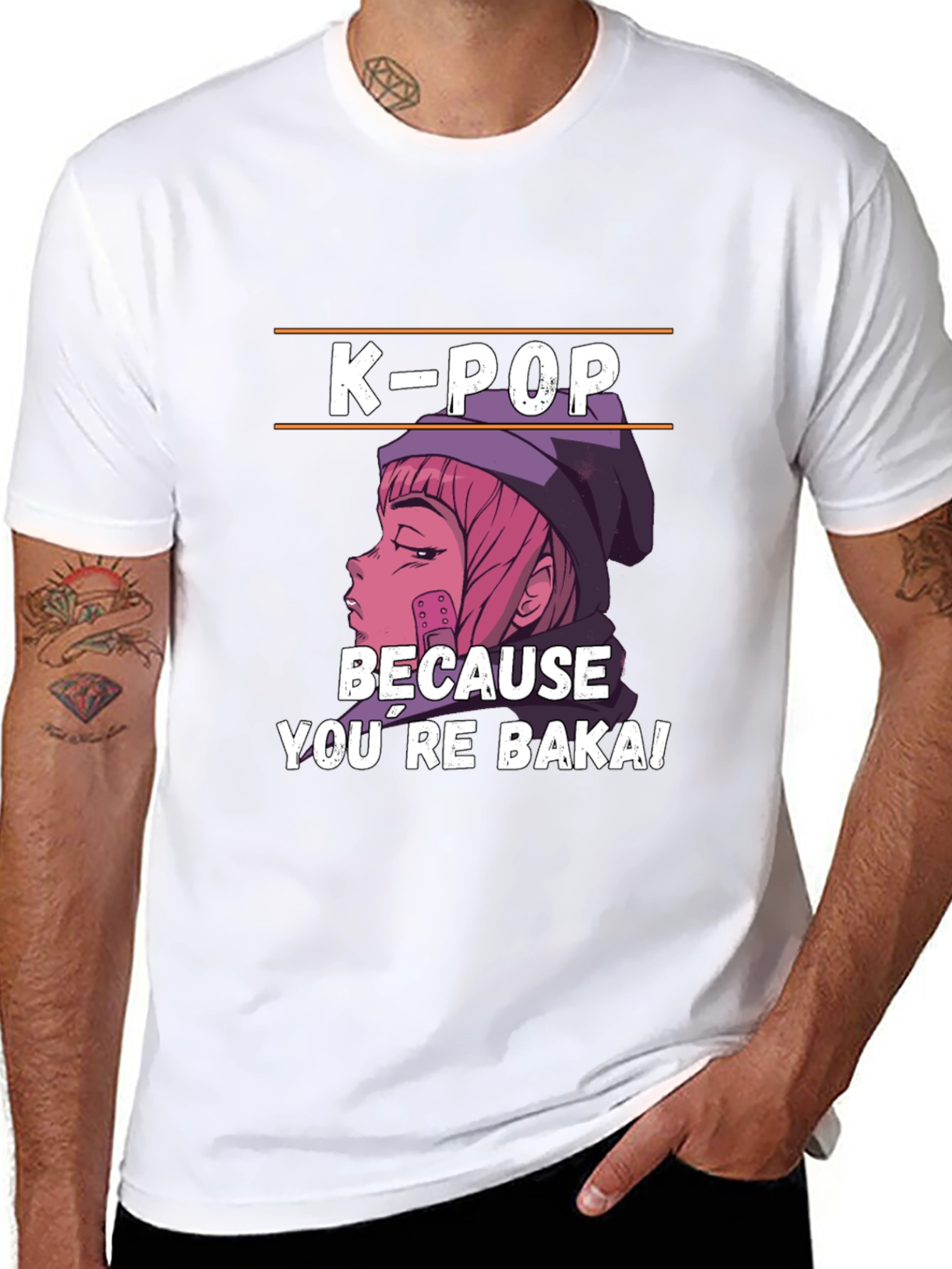 K-Pop Because Youre Baka Anime Shirt