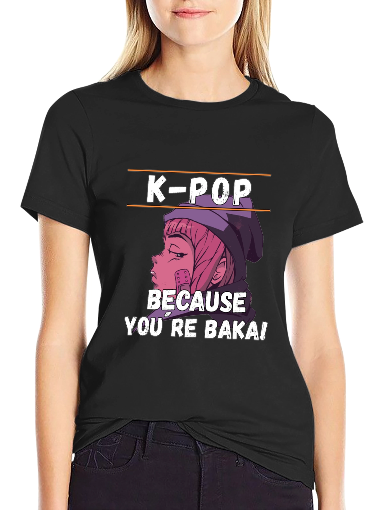 K-Pop Because Youre Baka Anime Shirt