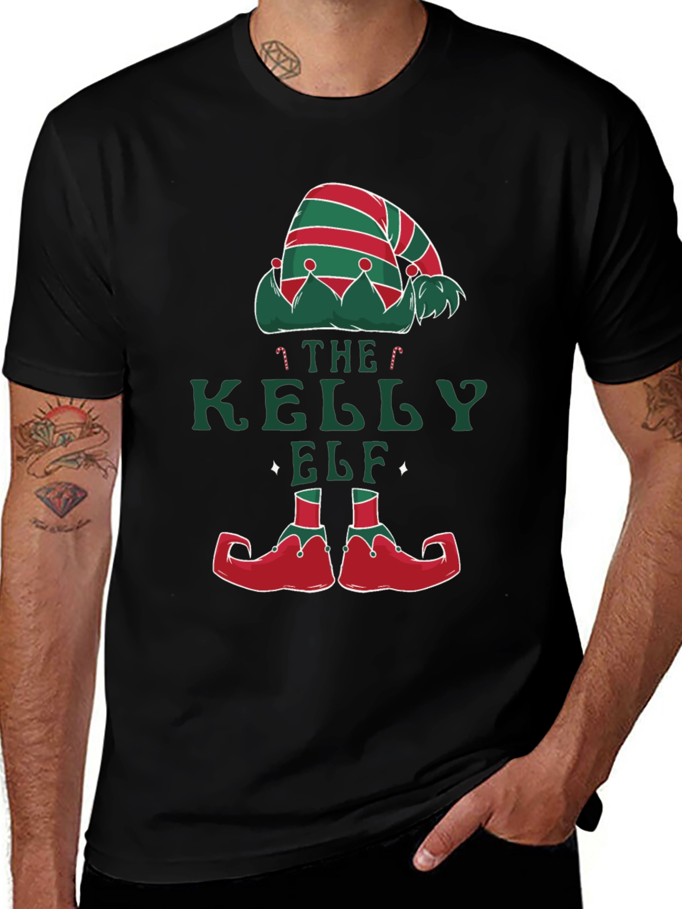 Kelly The Elf Christmas Holiday T-Shirt