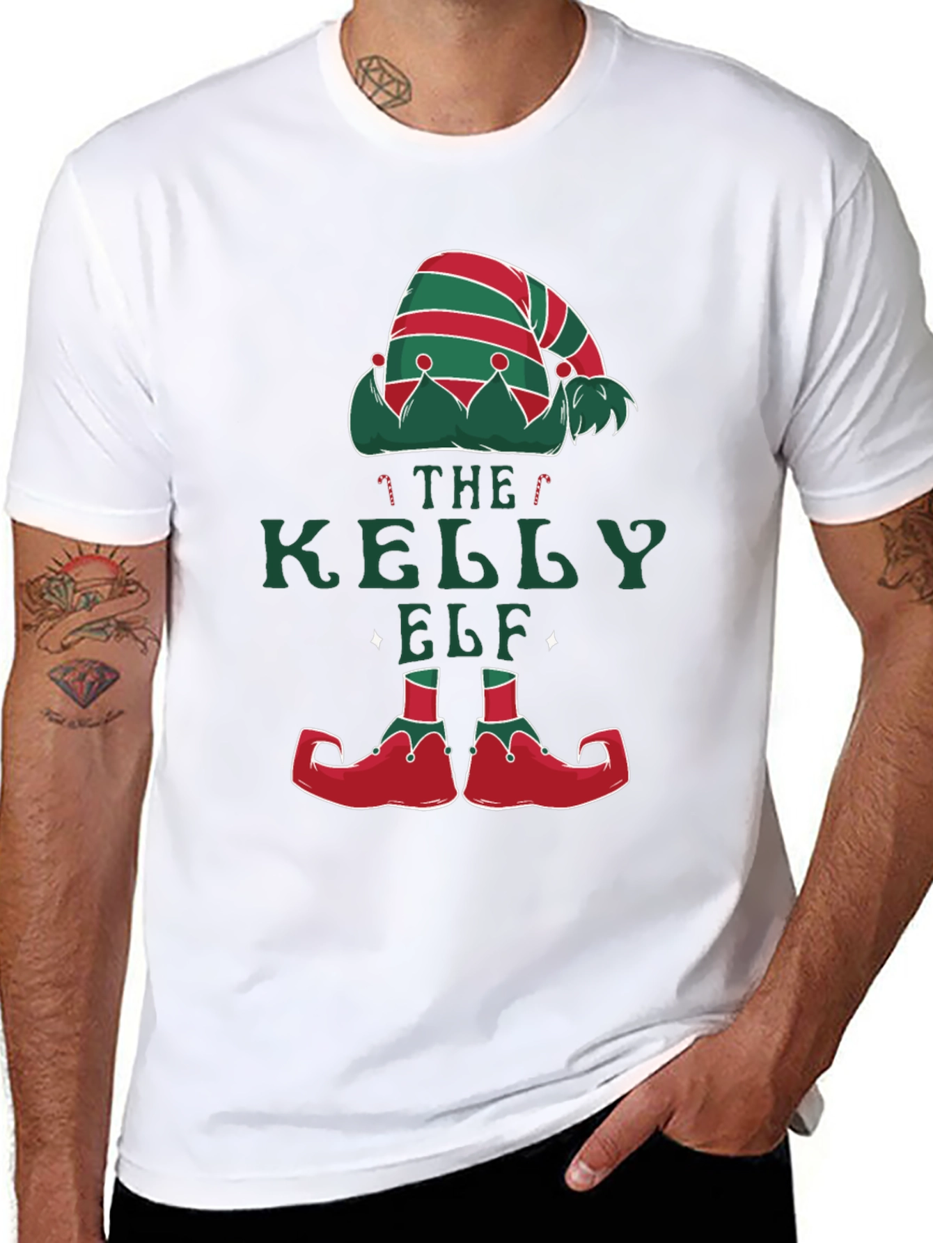 Kelly The Elf Christmas Holiday T-Shirt