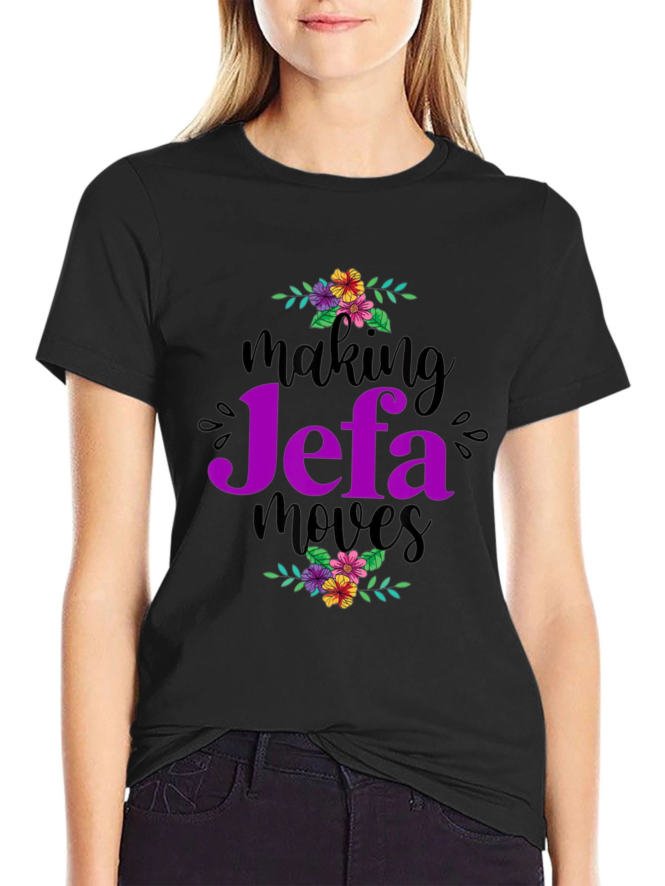 Making Jefa Moves Graphic Tee - Empowering Women