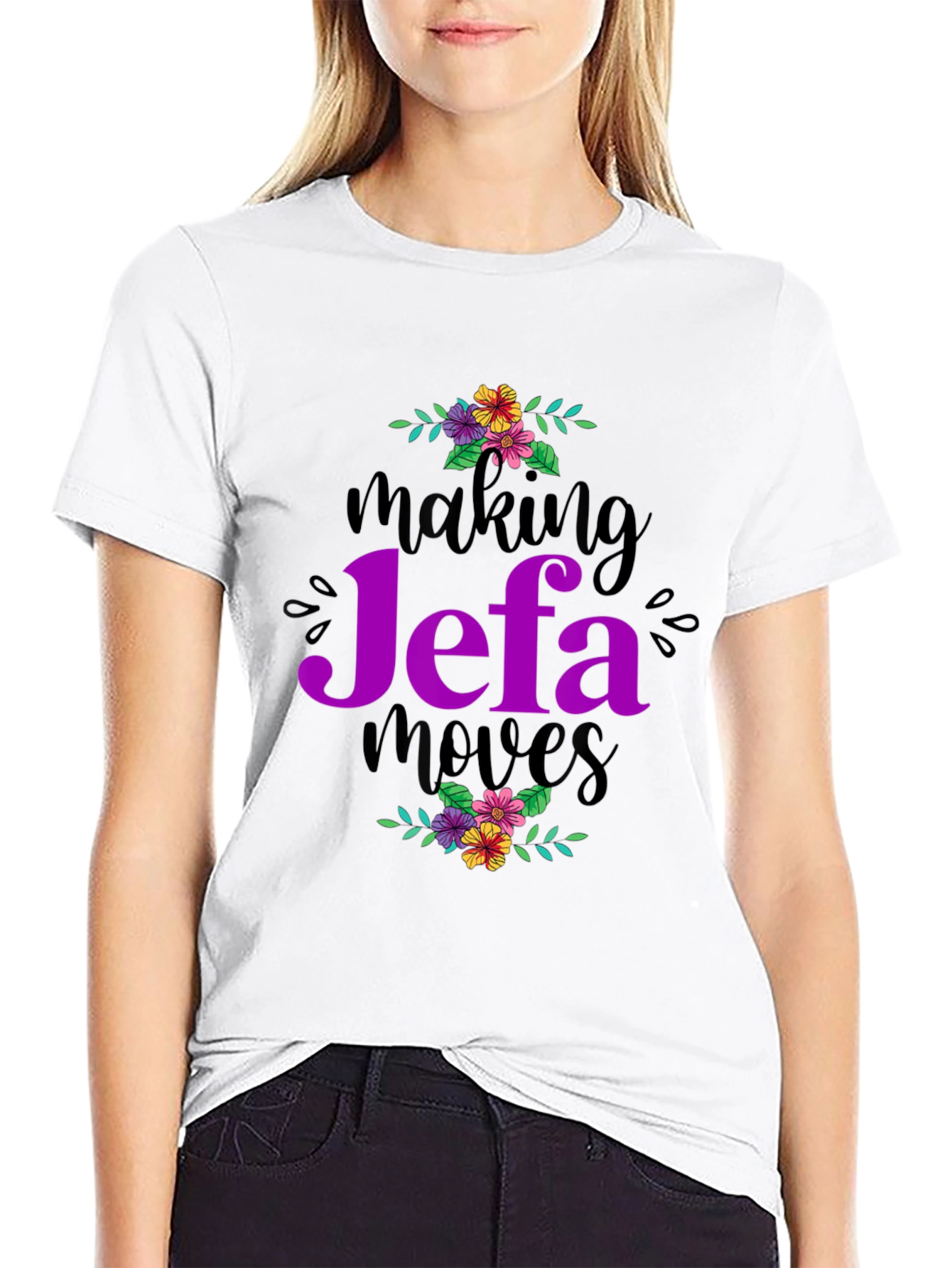 Making Jefa Moves Graphic Tee - Empowering Women