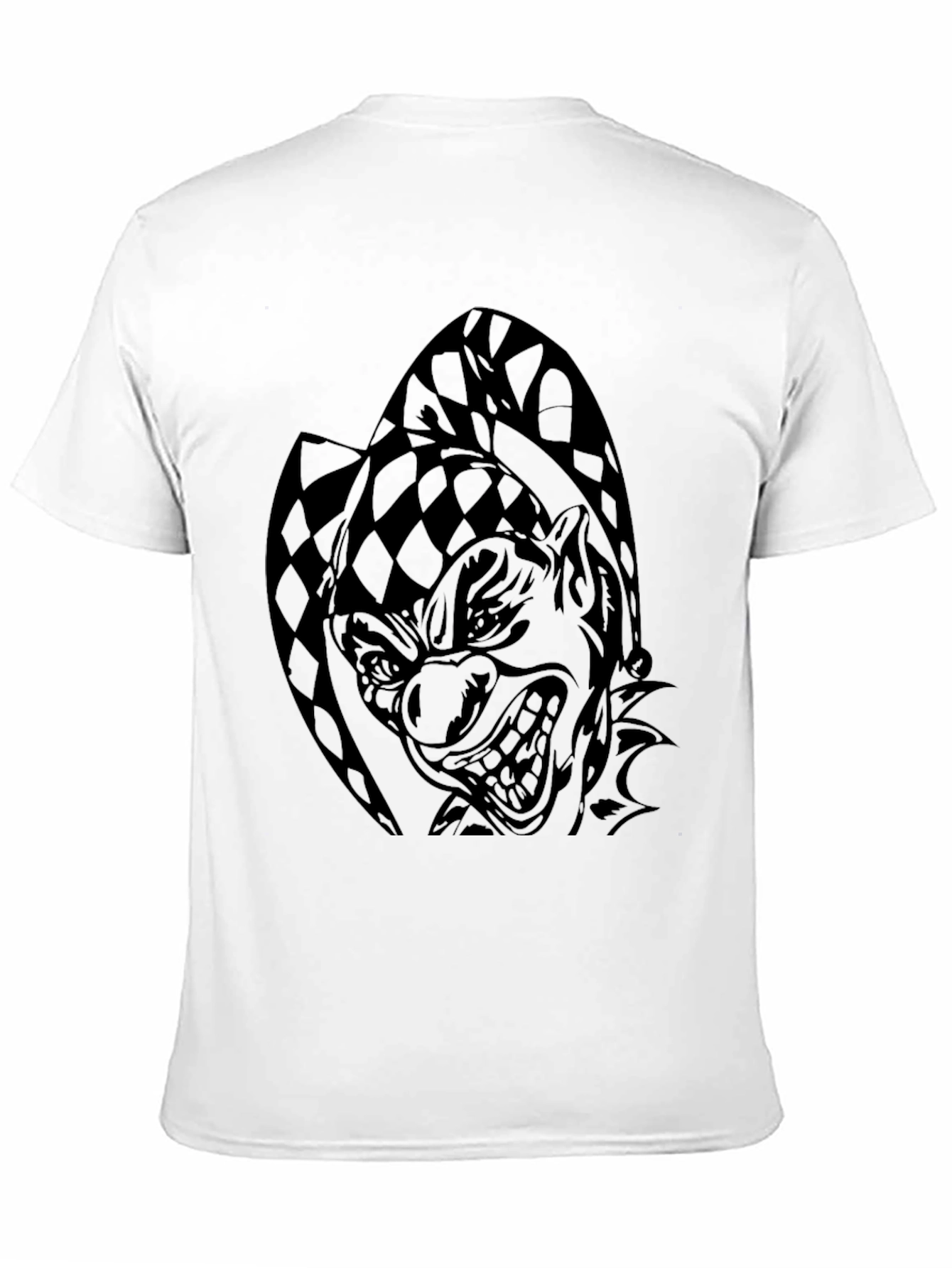 Mens Black Jester Graphic T-Shirt