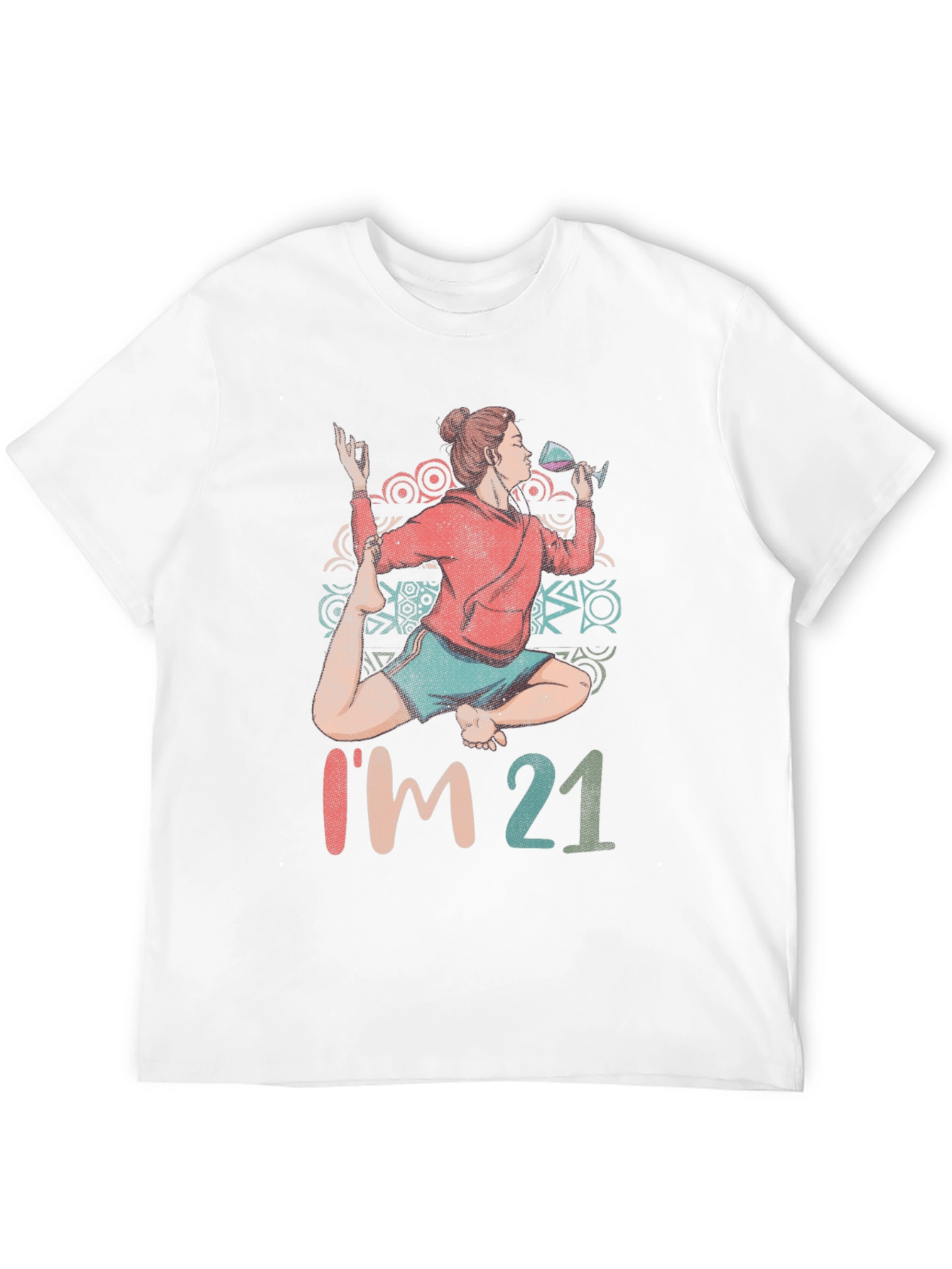 Im 21 Yoga Wine T-Shirt