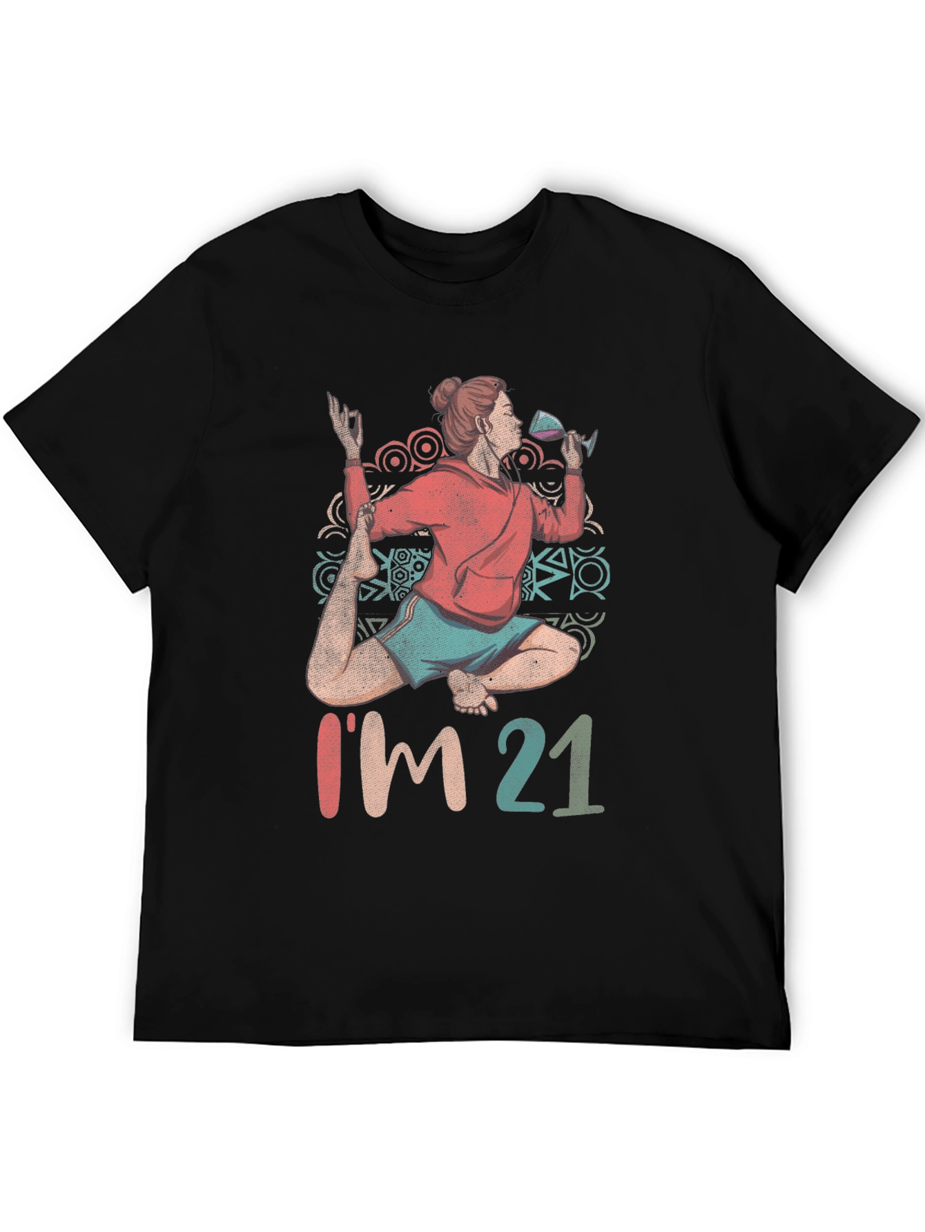 Im 21 Yoga Wine T-Shirt