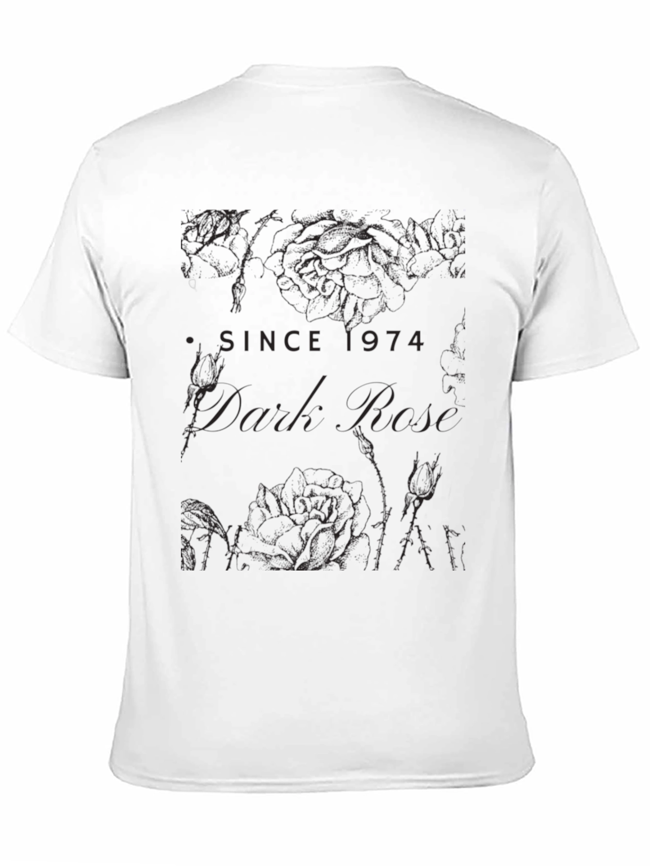 Dark Rose Since 1974 Graphic T-Shirt
