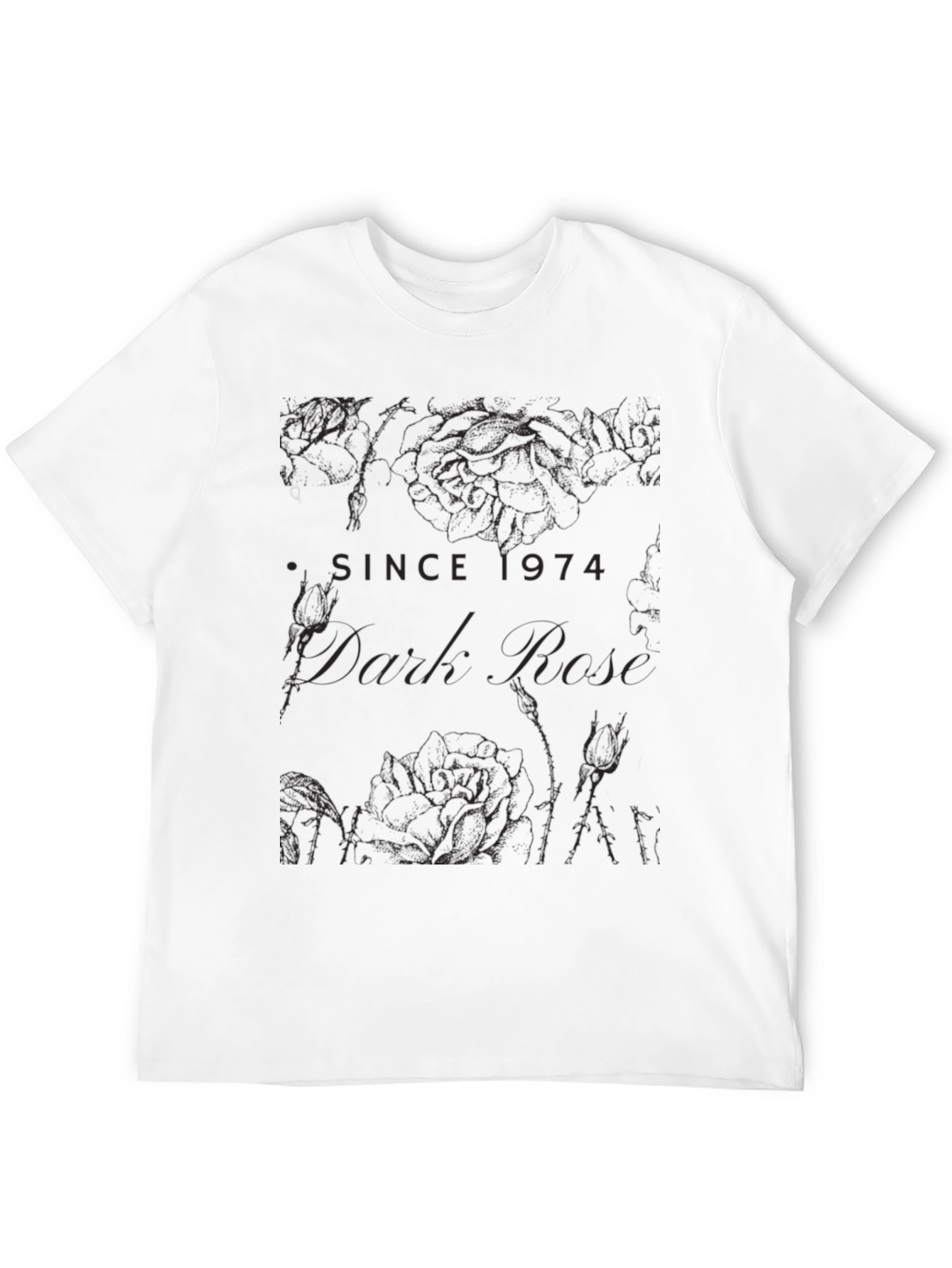 Dark Rose Since 1974 Graphic T-Shirt