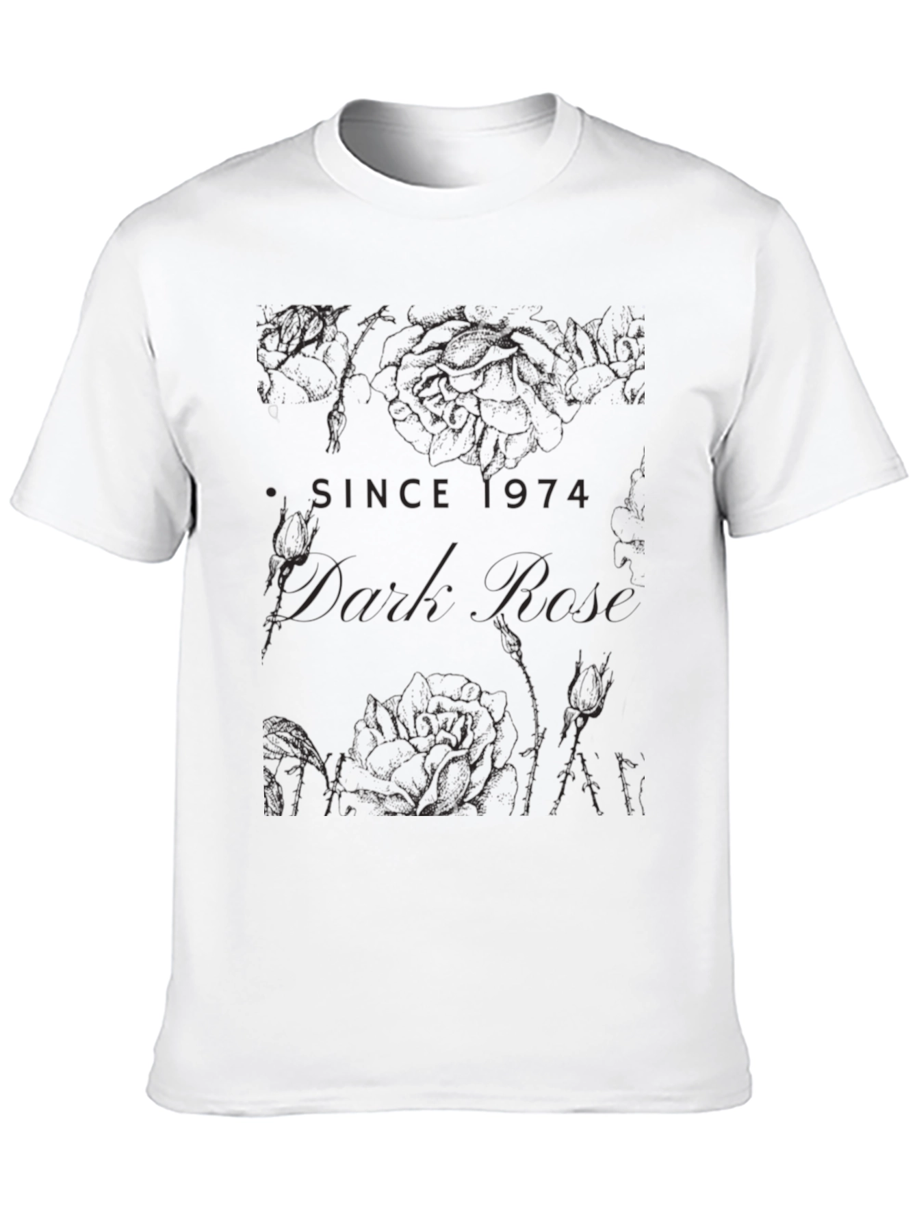 Dark Rose Since 1974 Graphic T-Shirt