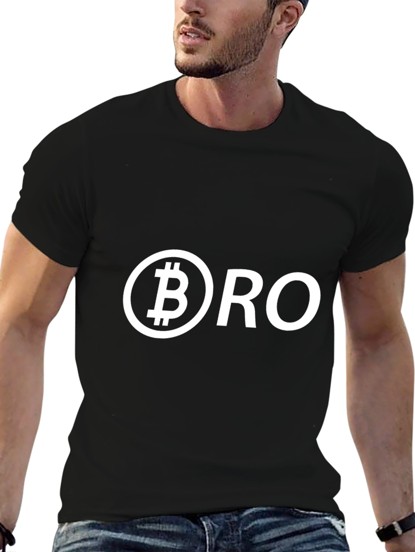 Bitcoin BRO Black T-Shirt - Crypto Enthusiast Apparel