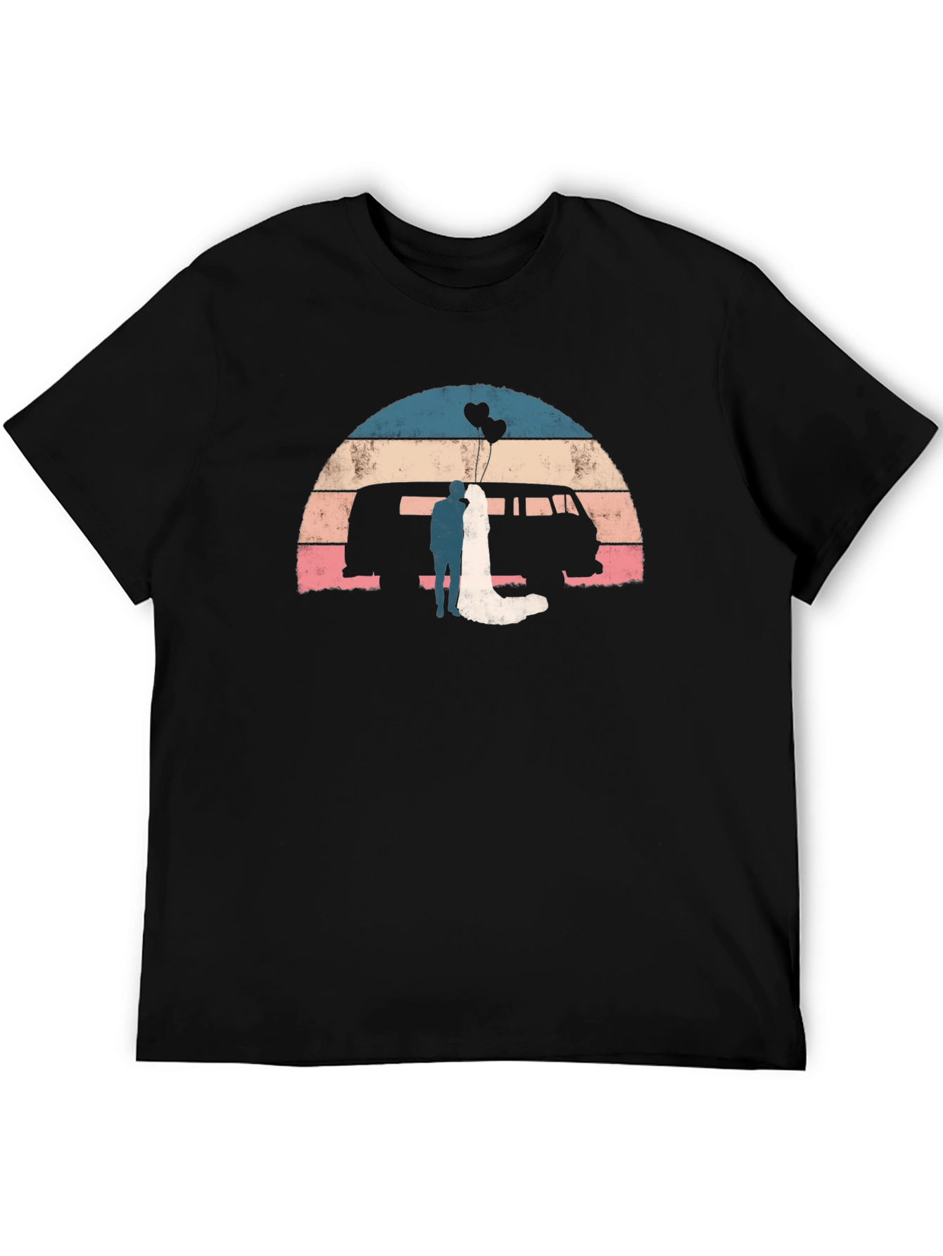 Retro Wedding Van T-Shirt