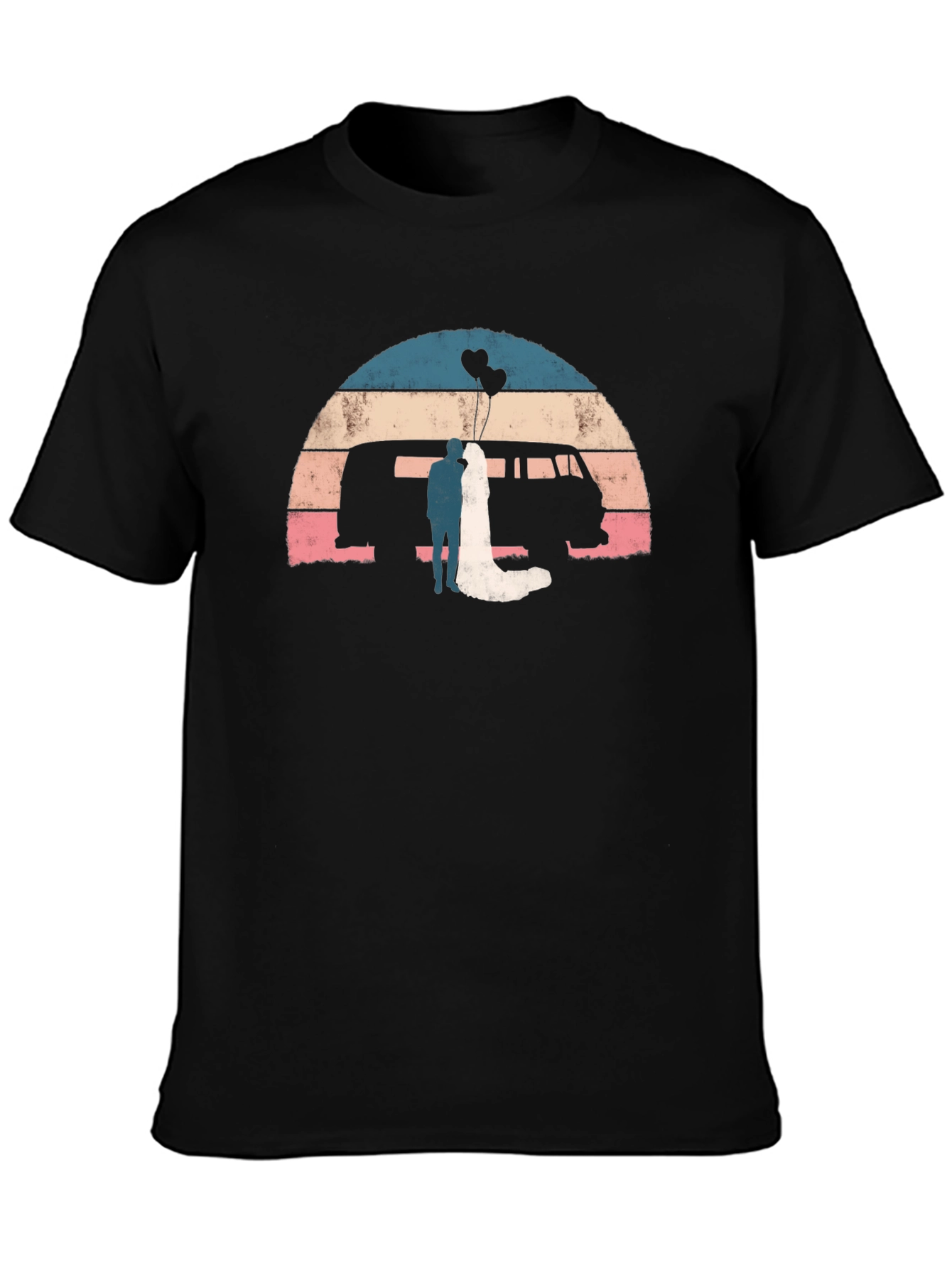 Retro Wedding Van T-Shirt