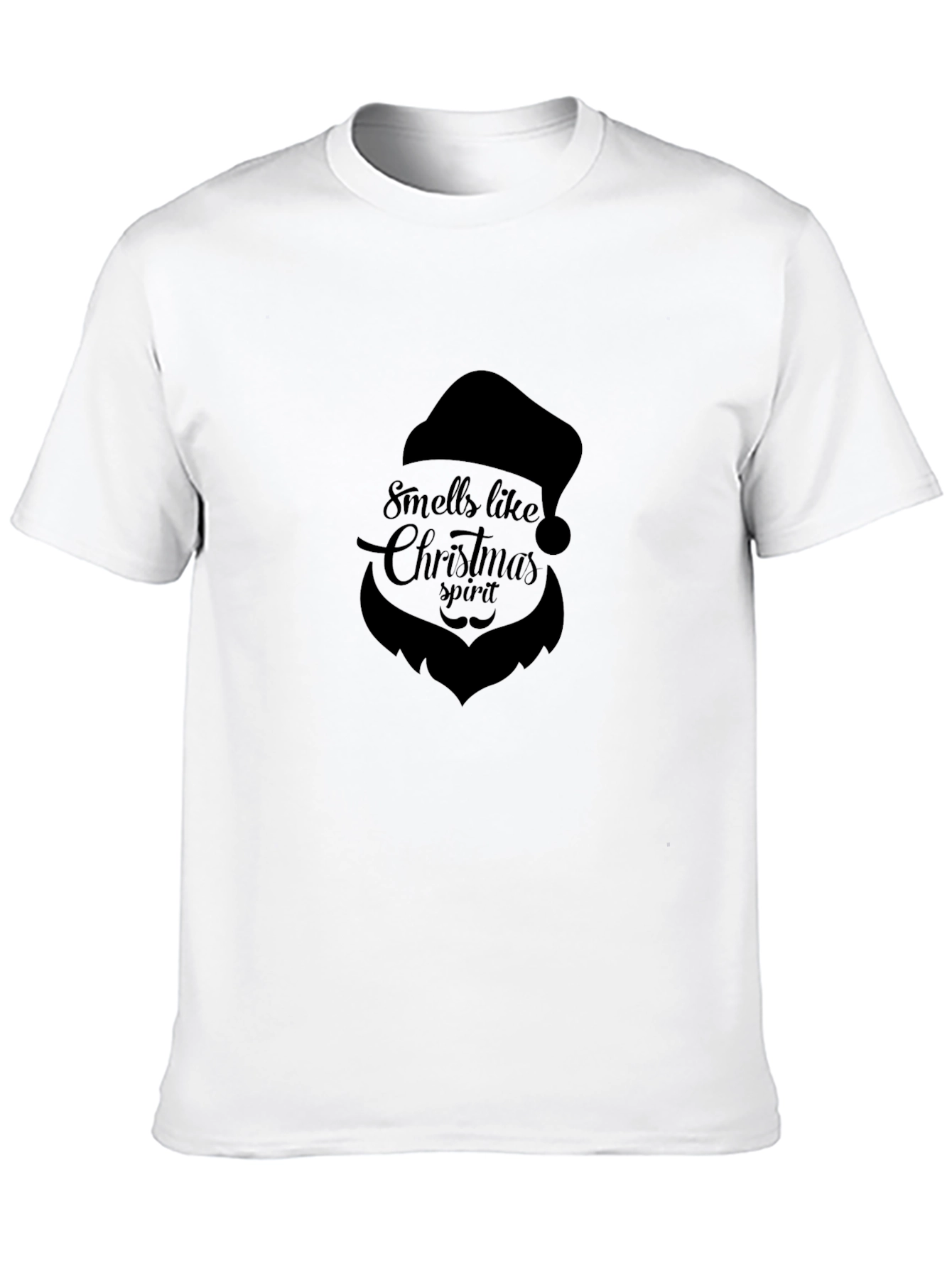Smells Like Christmas Spirit Black T-Shirt