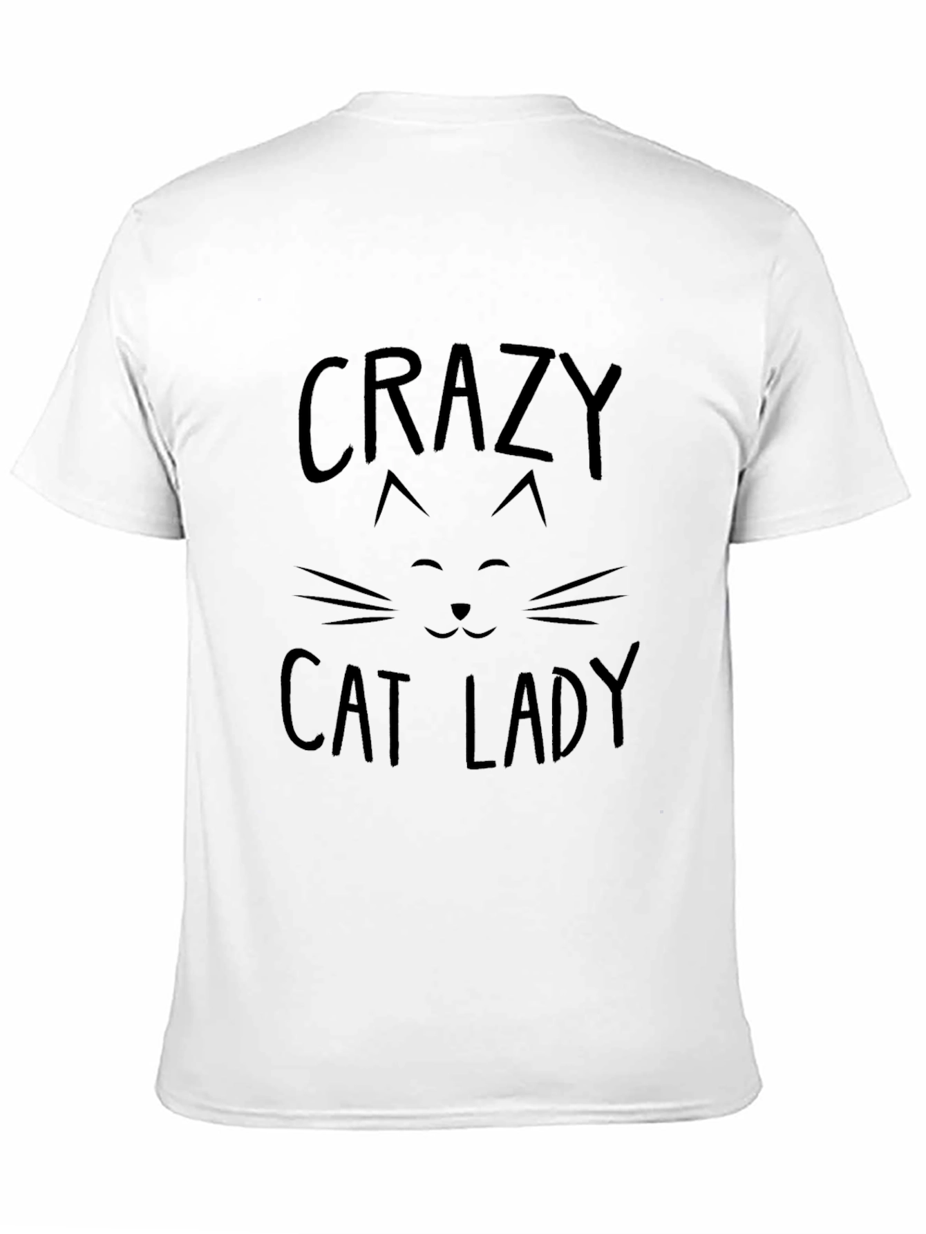 Crazy Cat Lady Black Graphic T-Shirt