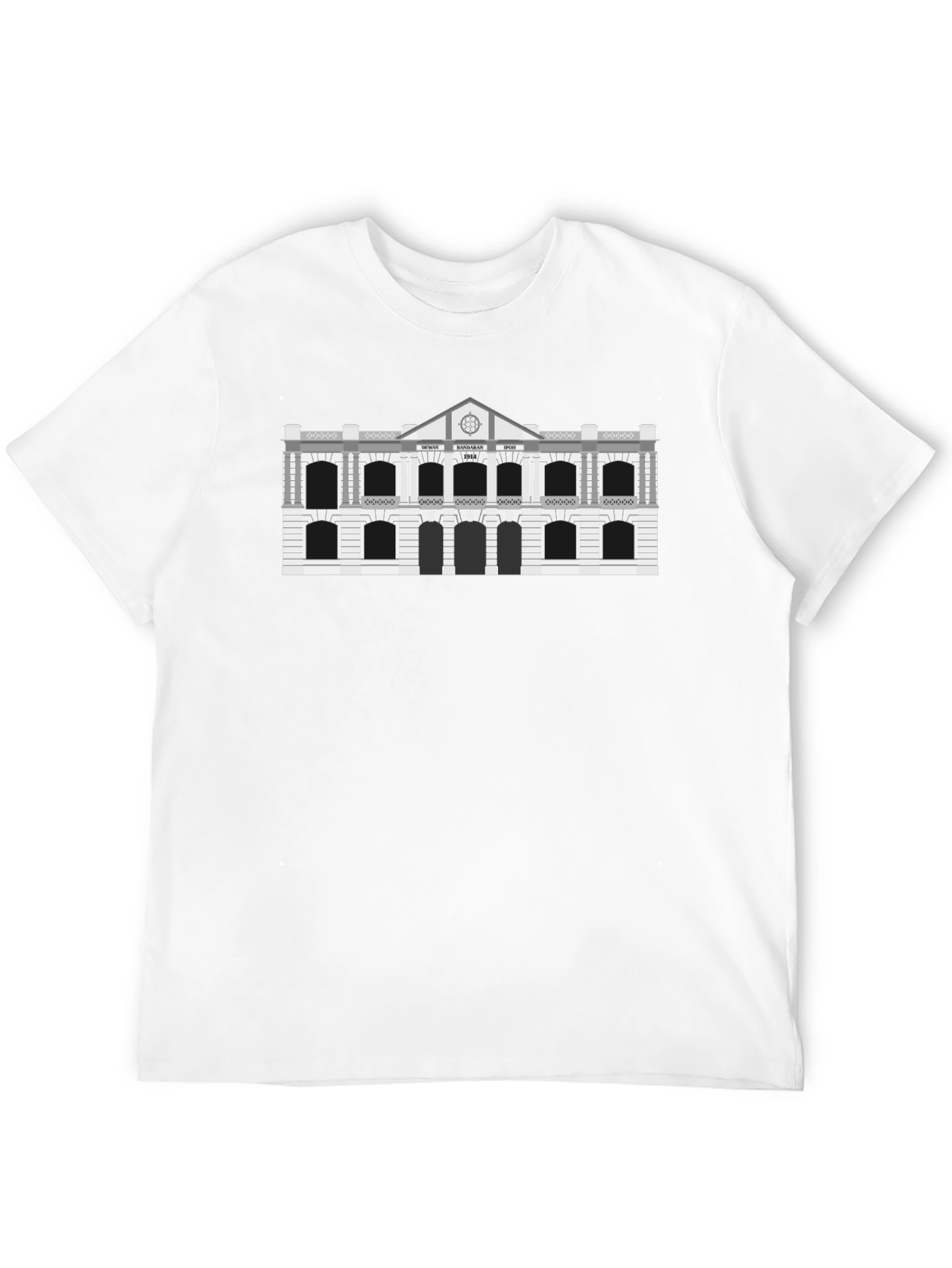Architectural Design T-Shirt - Classic Black